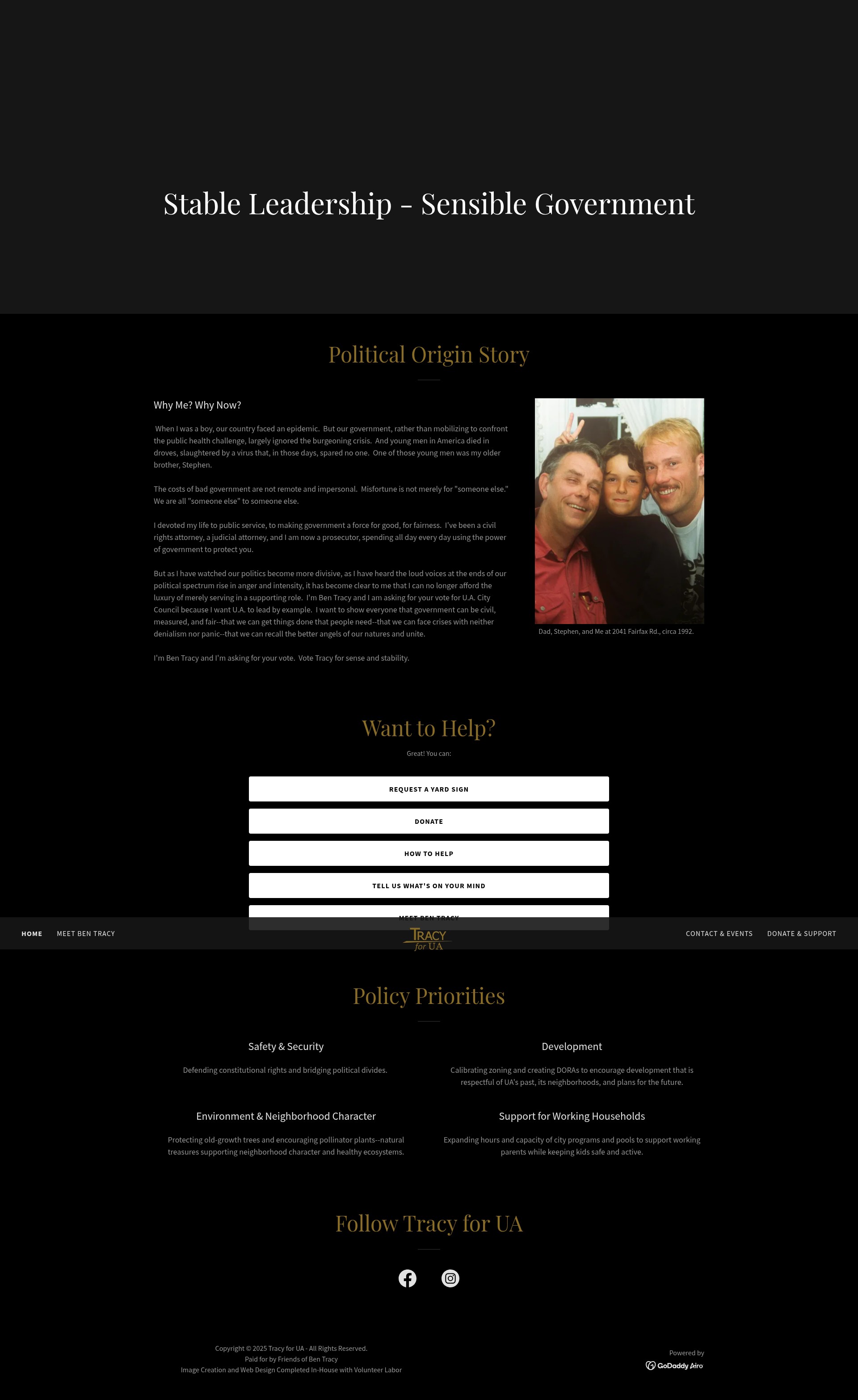 Screenshot of tracy4ua.com