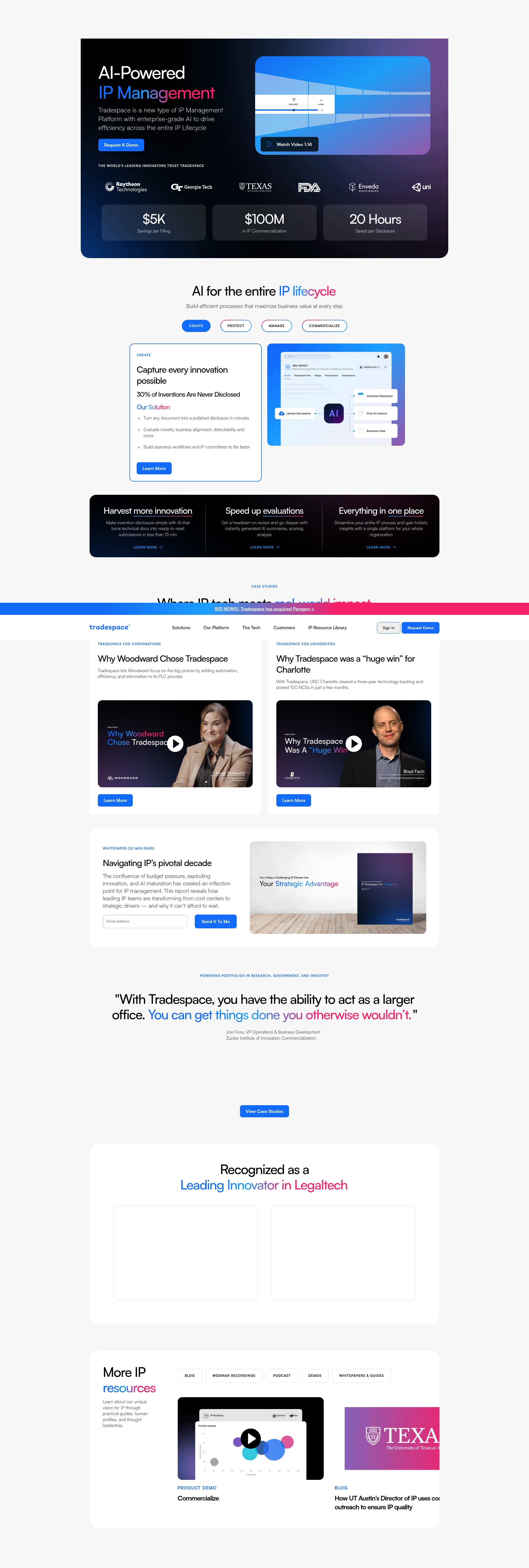 Screenshot of tradespace.io
