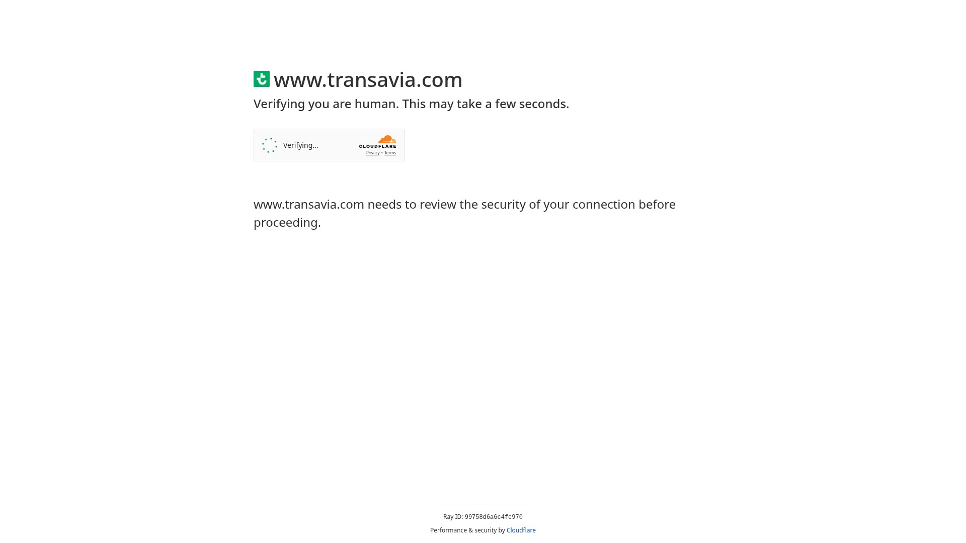 Screenshot of transavia.com