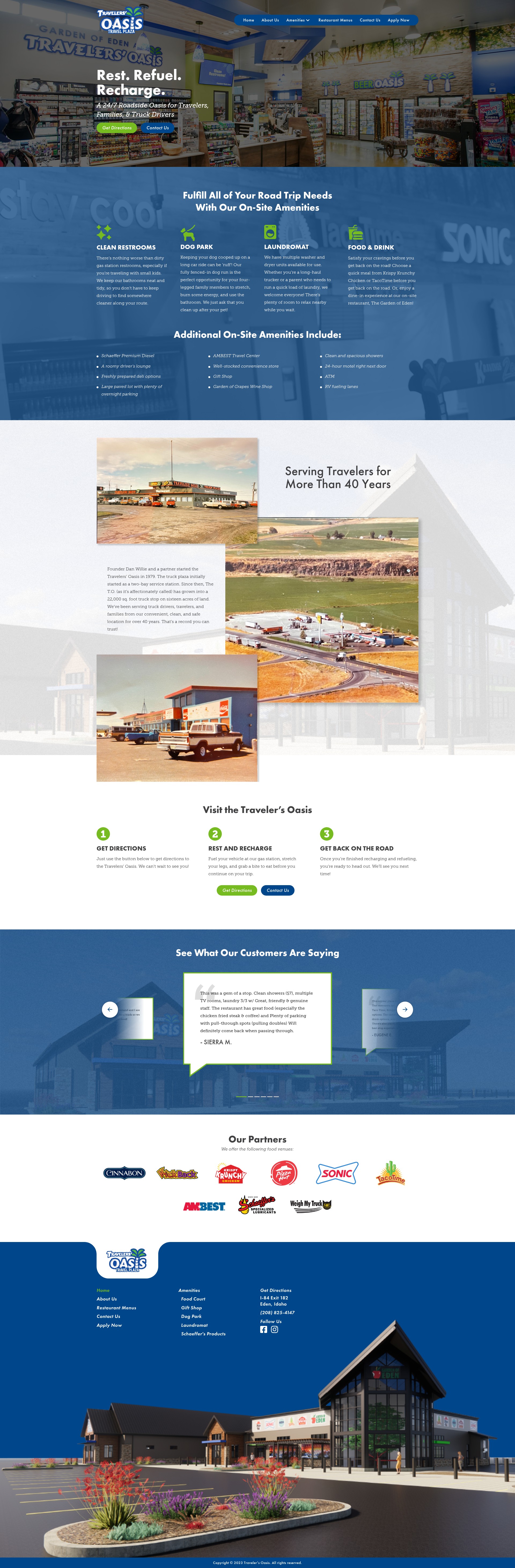 Screenshot of travelersoasis.com