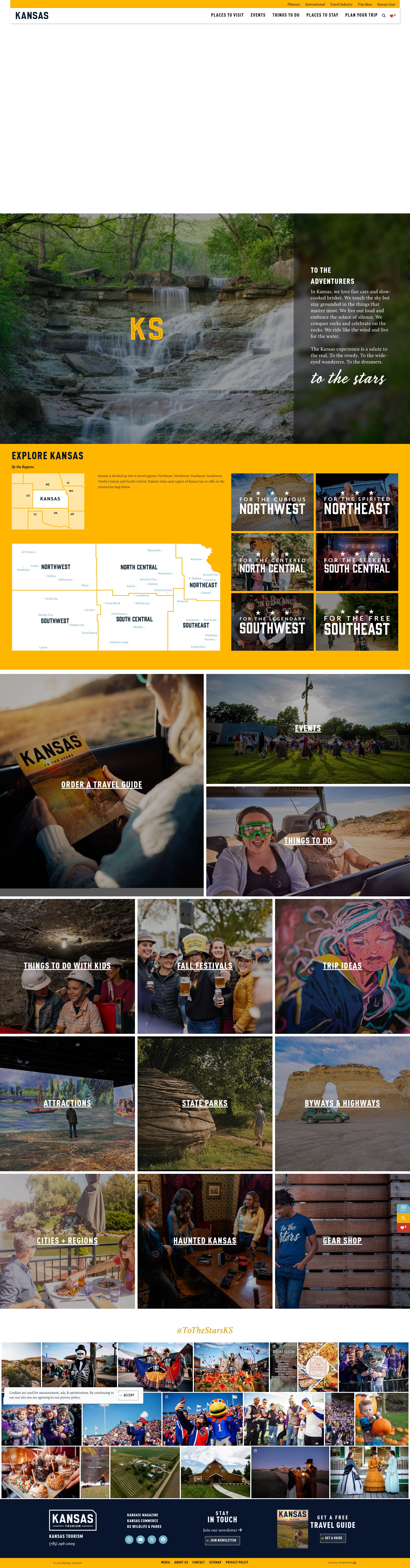 Screenshot of travelks.com