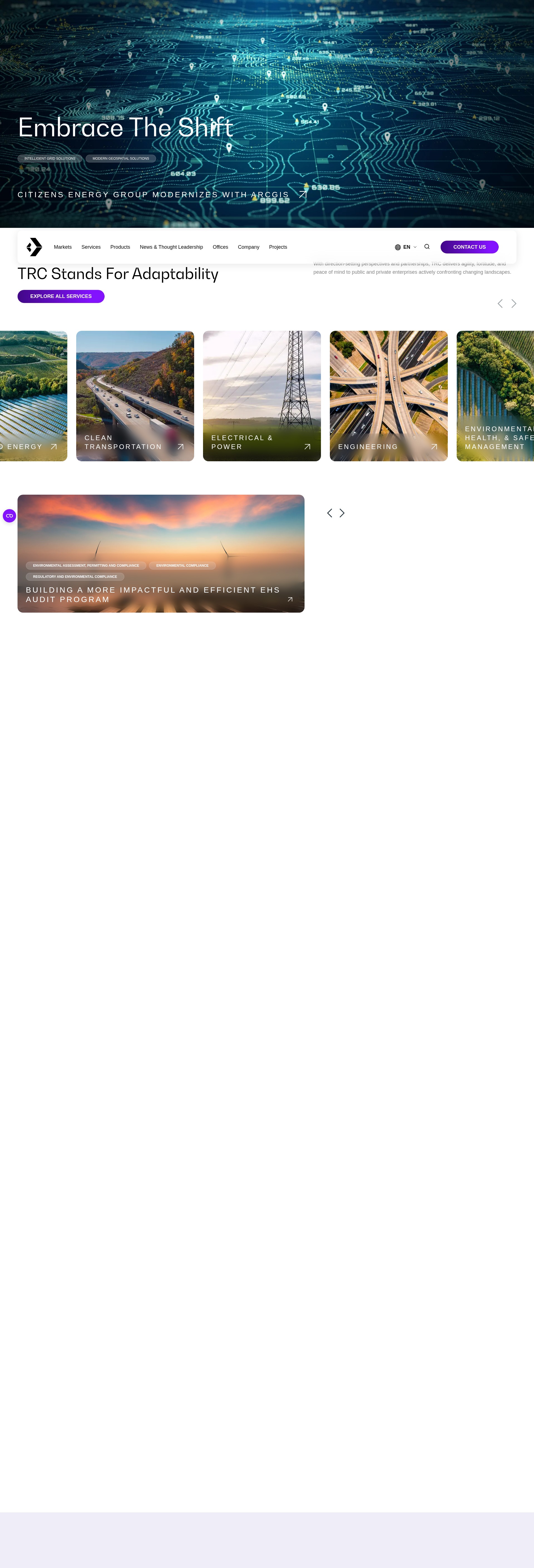 Screenshot of trccompanies.com
