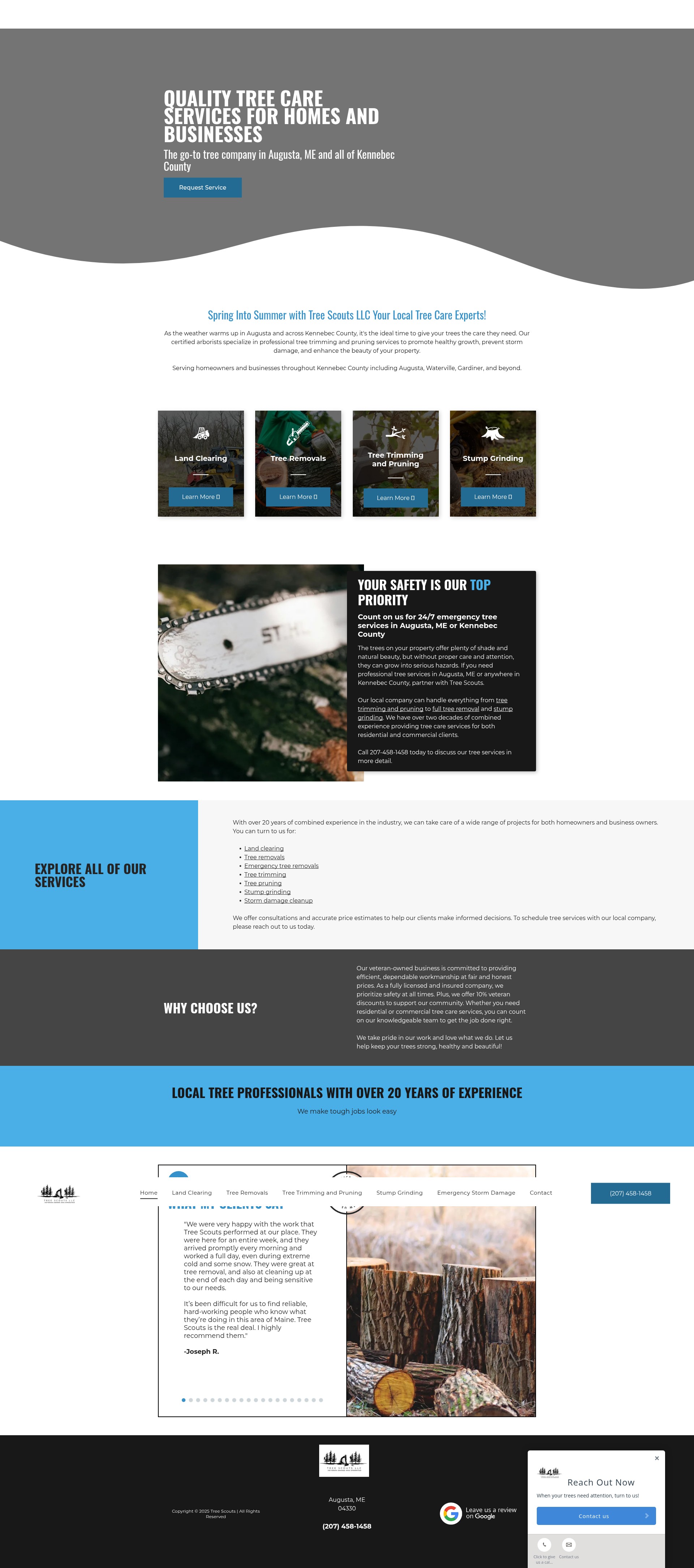 Screenshot of treescoutsga.com