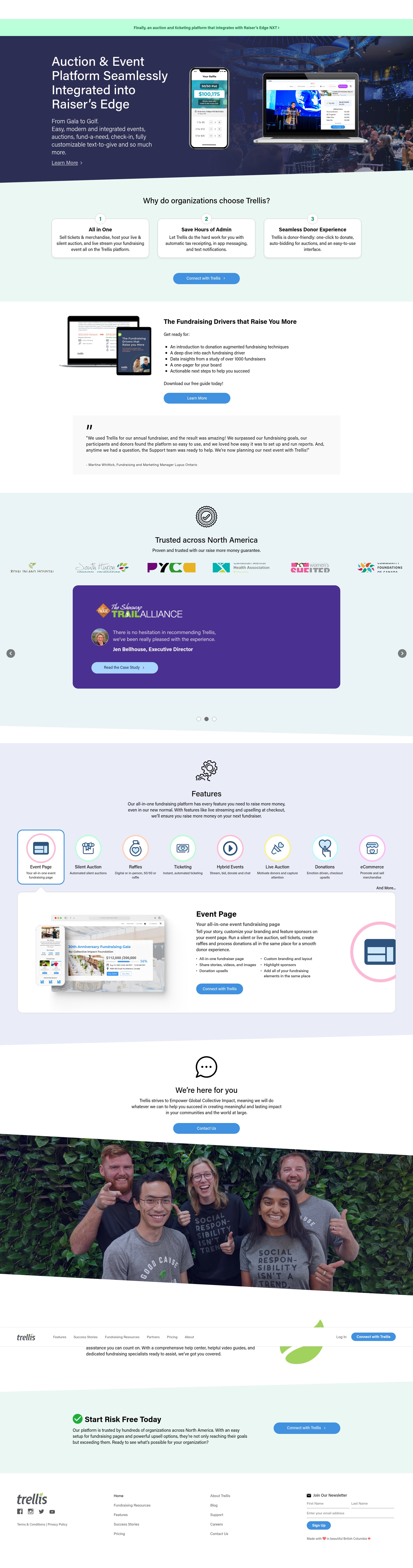 Screenshot of trellis.org