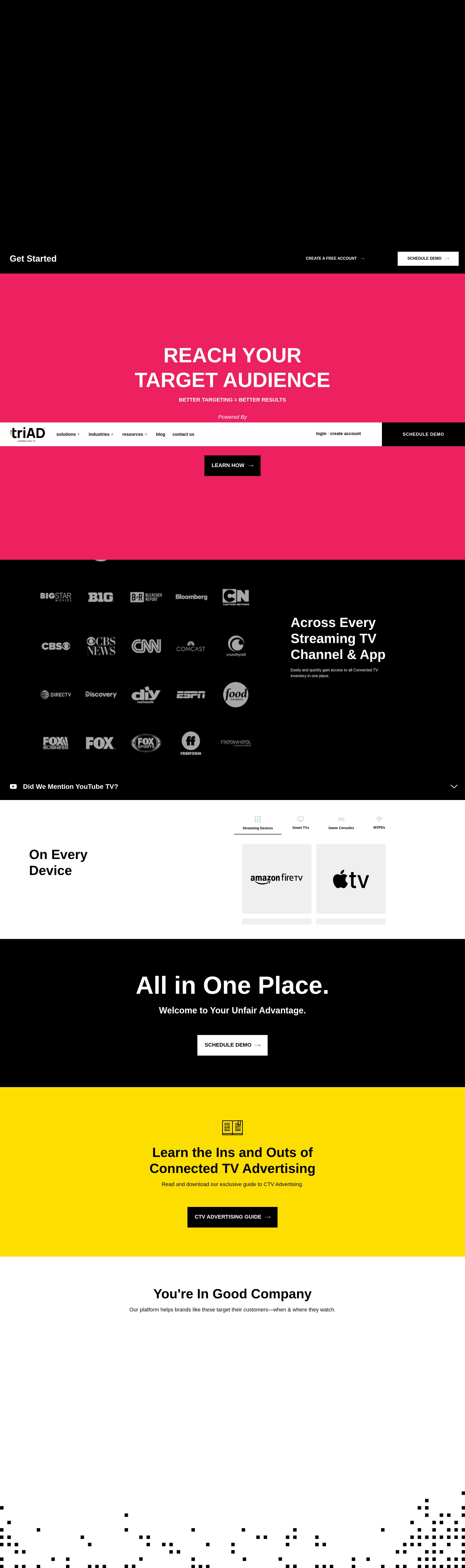 Screenshot of triadctv.com