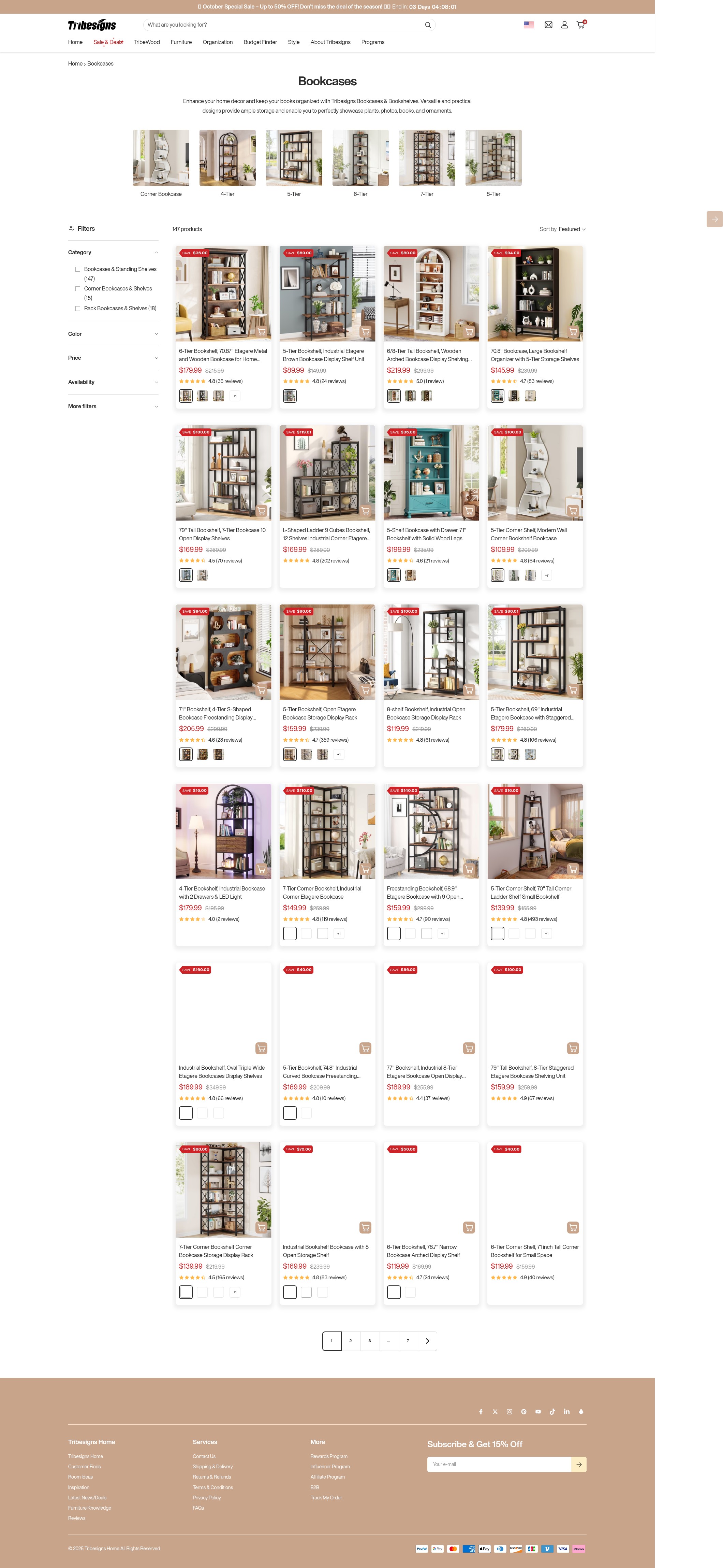 Screenshot of tribesigns.com