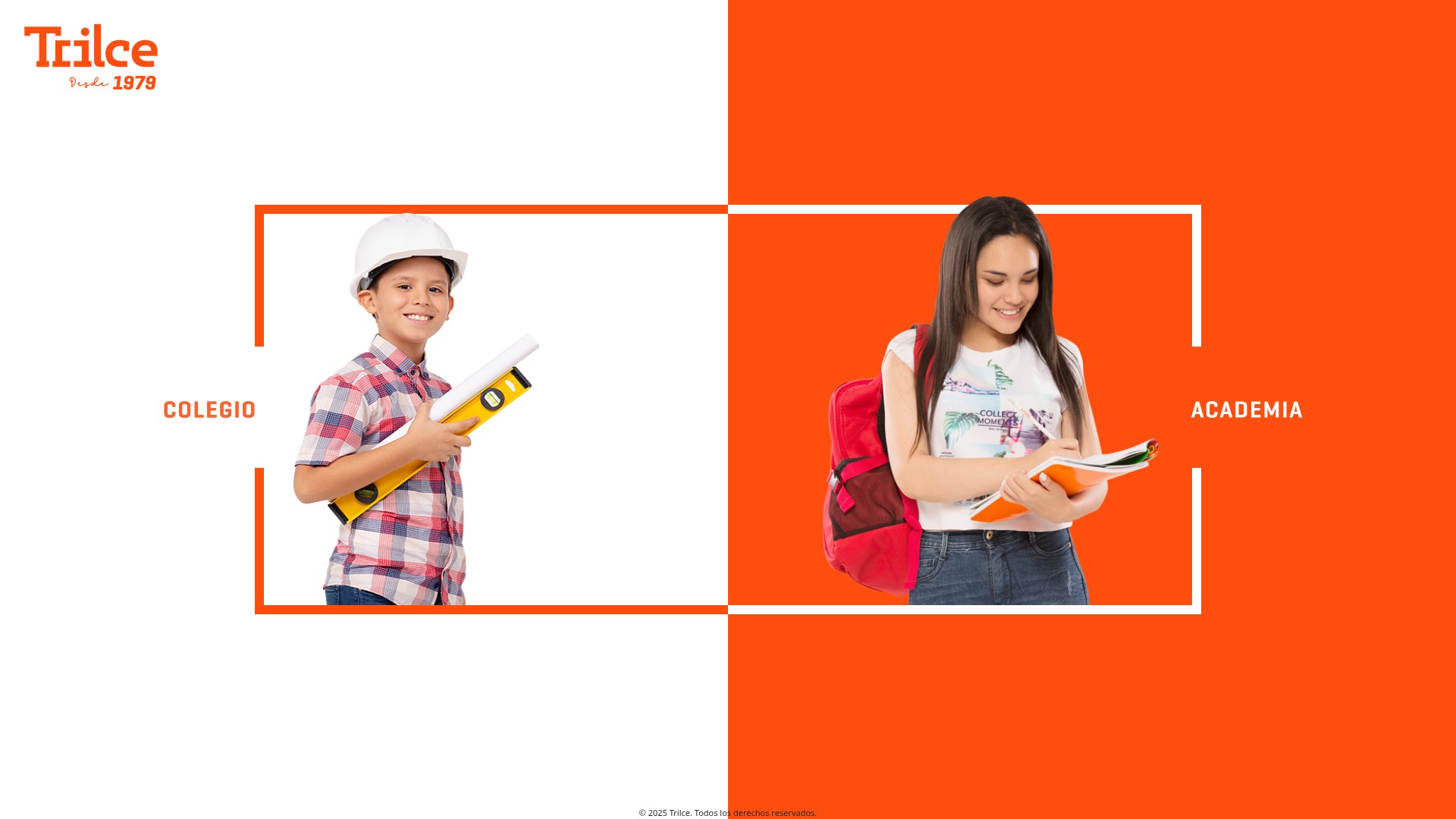 Screenshot of trilce.edu.pe