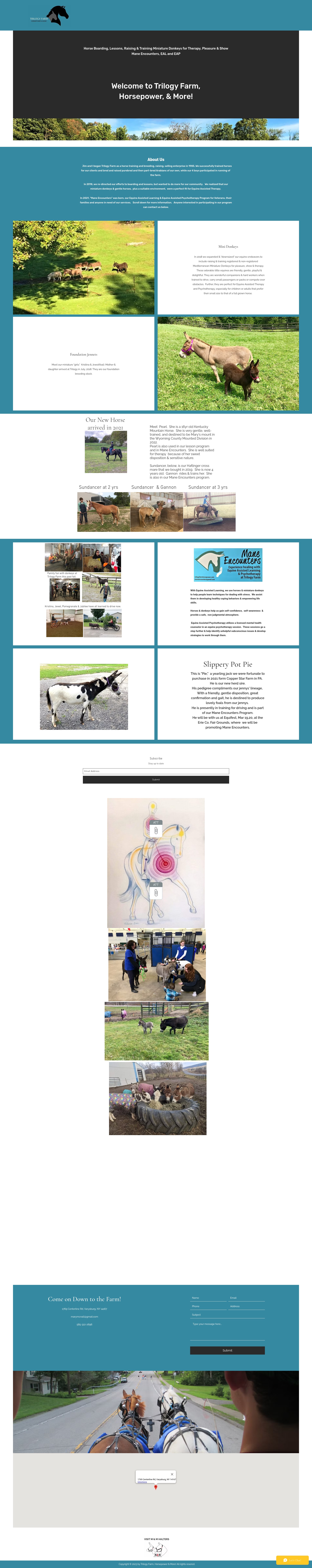 Screenshot of trilogyfarmhorsepower.com