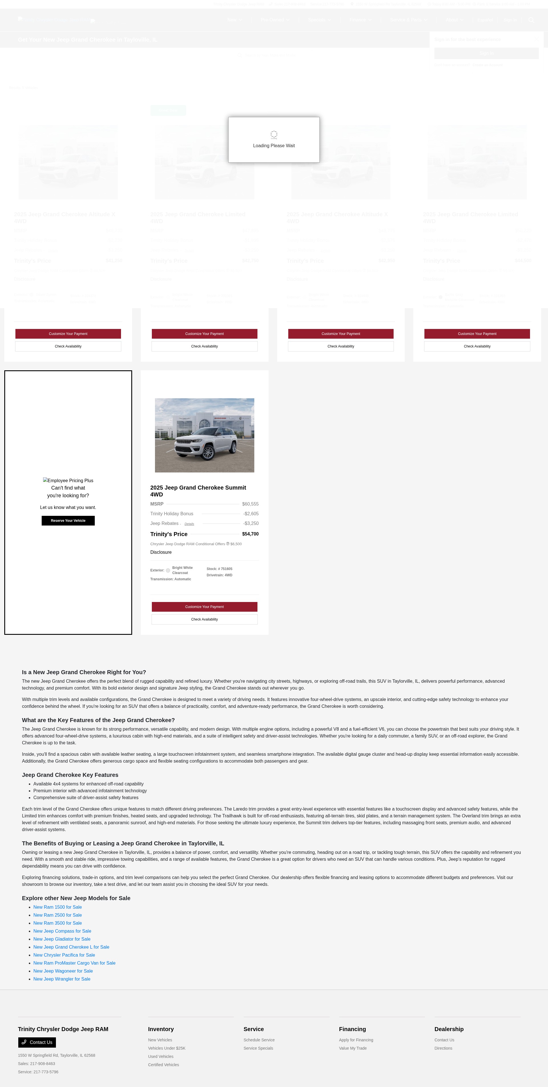 Screenshot of trinitydodge.net