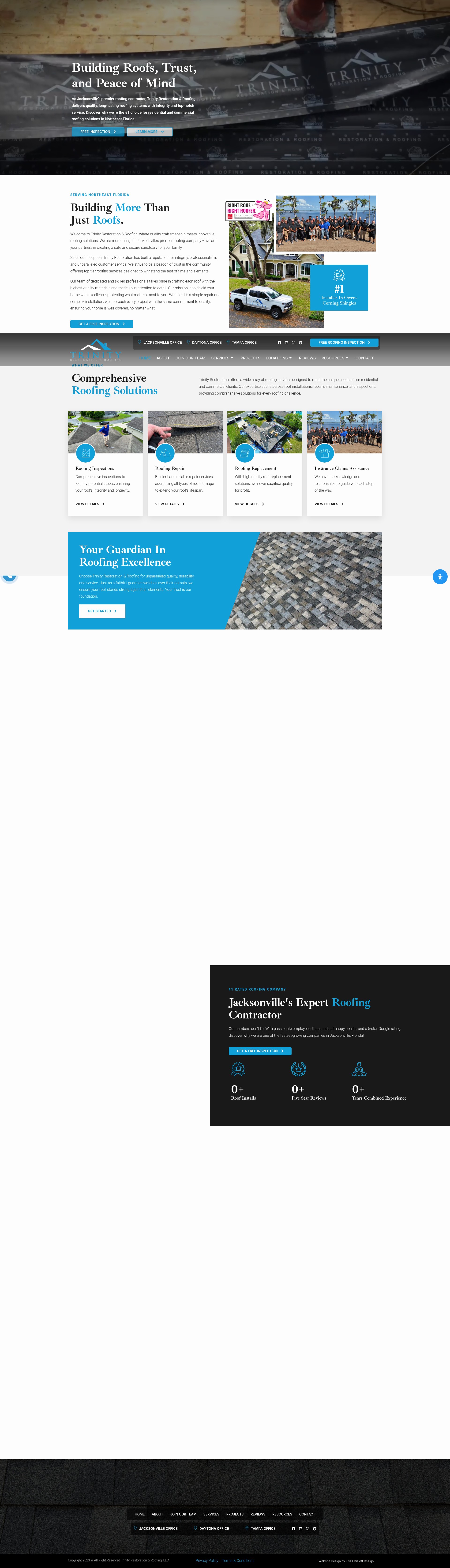 Screenshot of trinityrestoration.com
