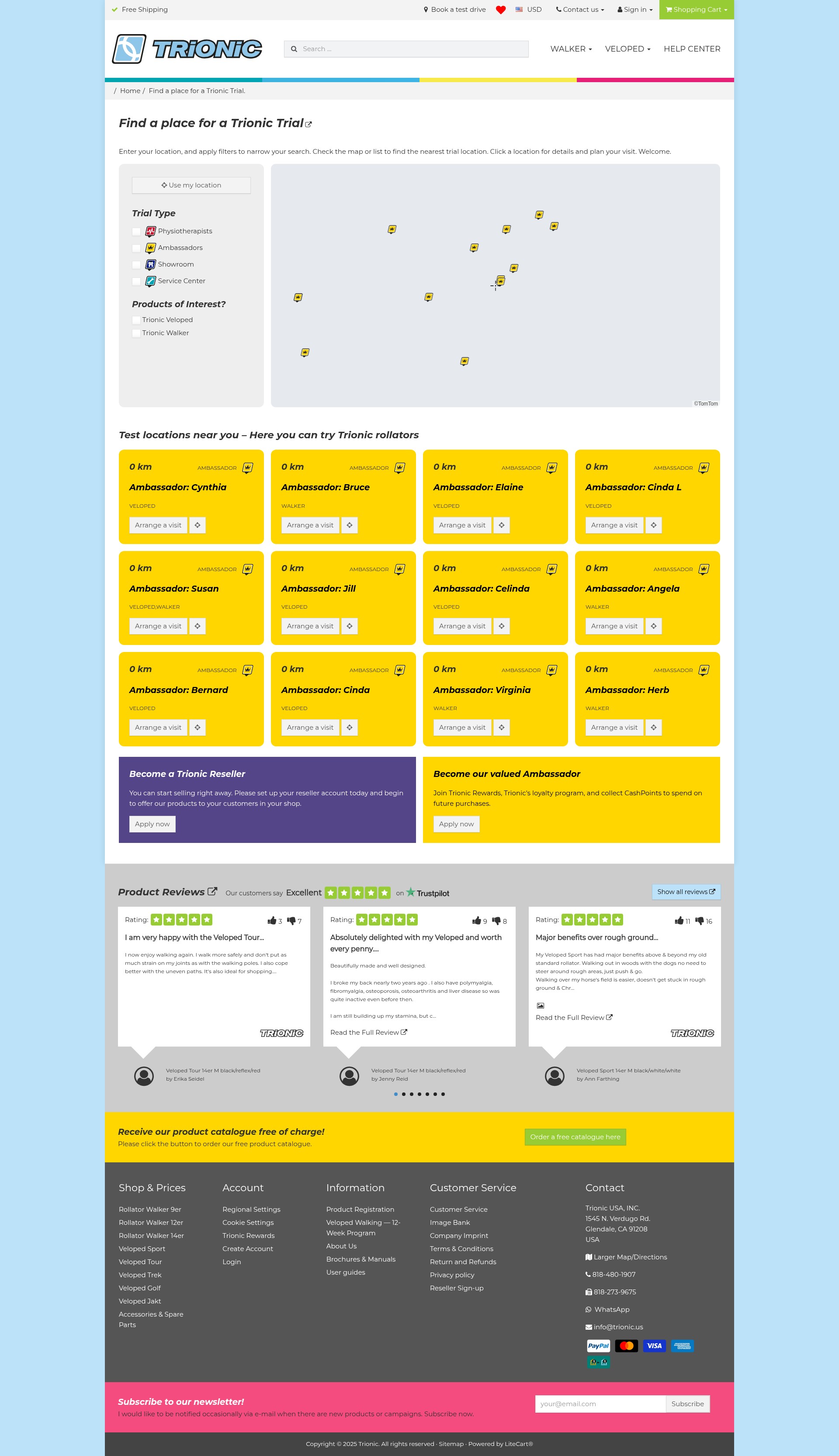 Screenshot of trionic.com