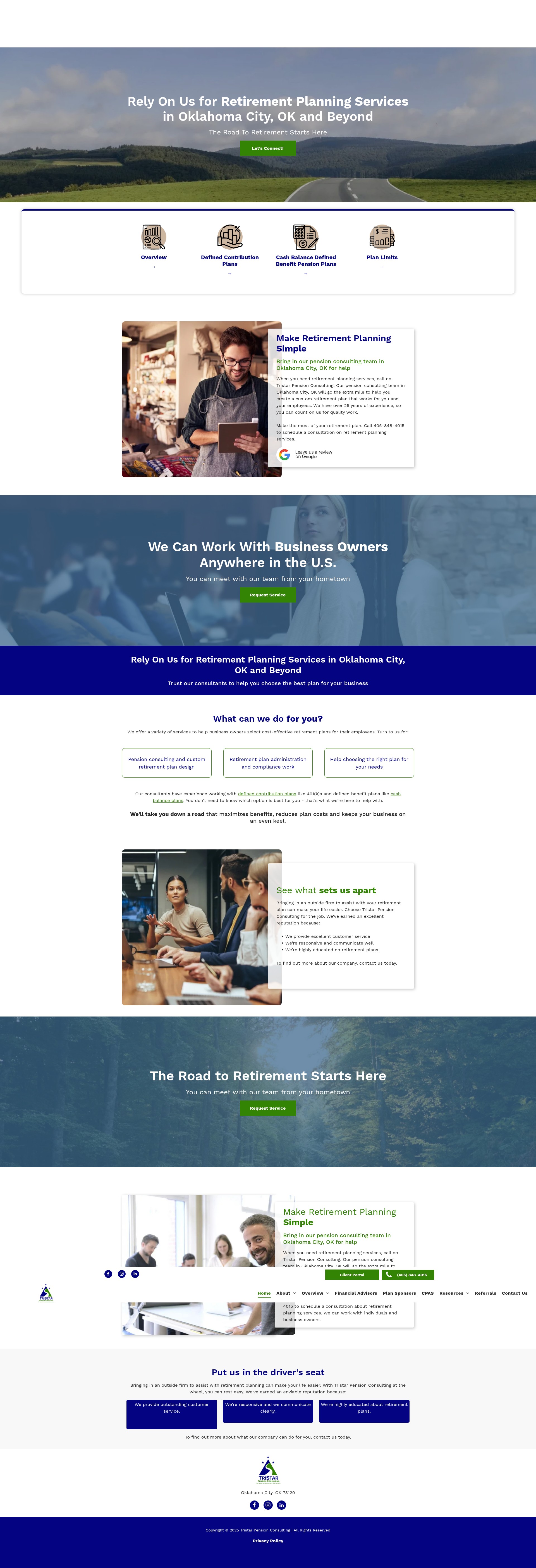 Screenshot of tristarpension.com
