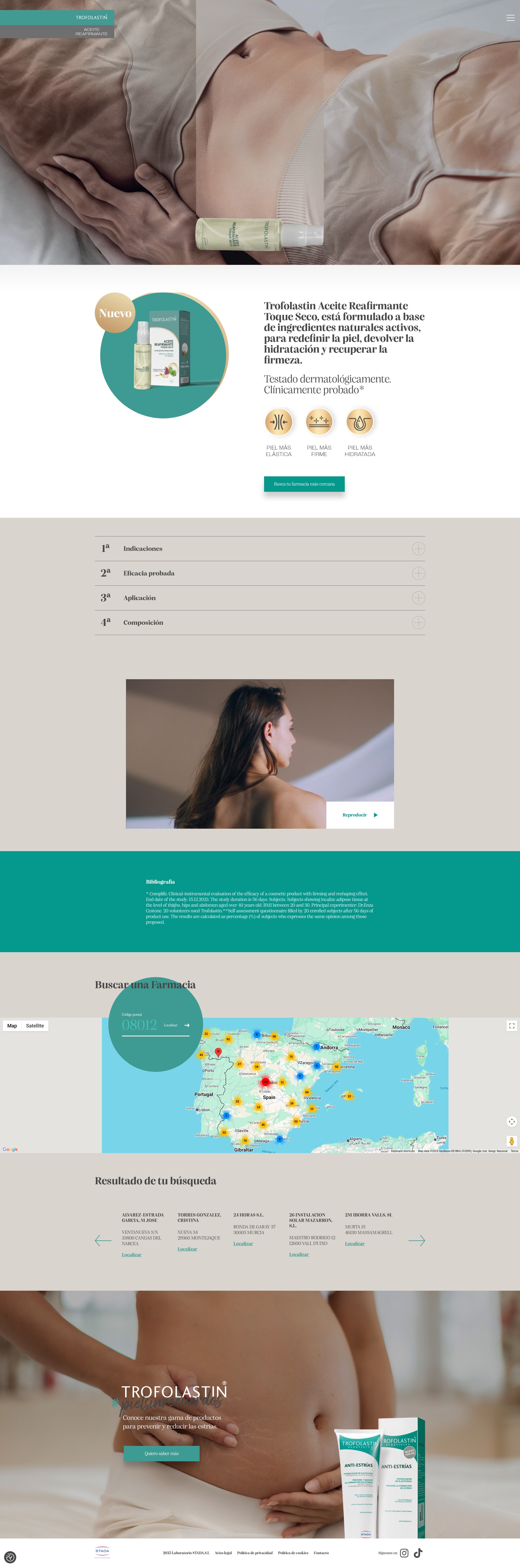 Screenshot of trofolastin.es