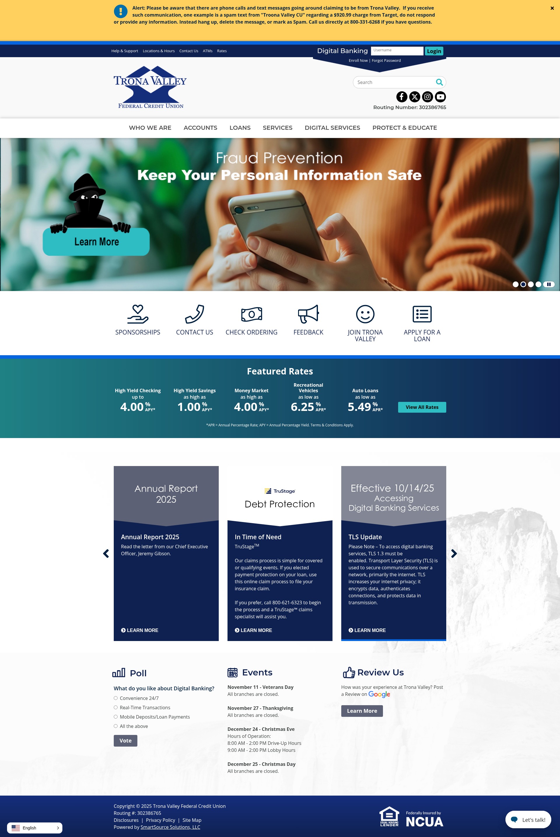Screenshot of tronavalley.com