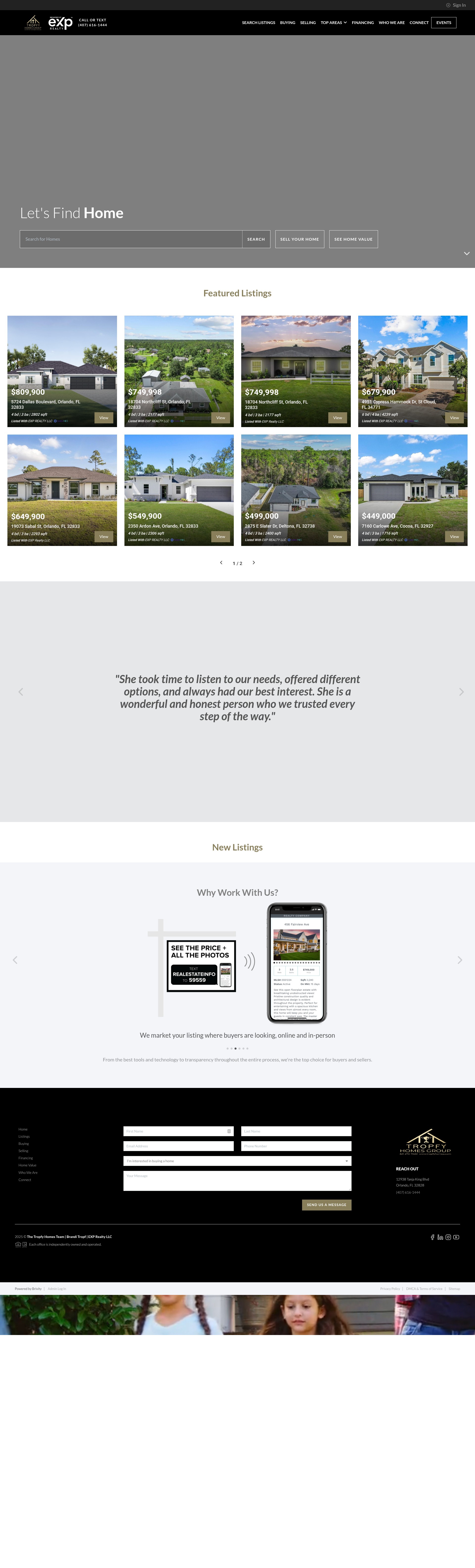 Screenshot of tropfyhomes.com