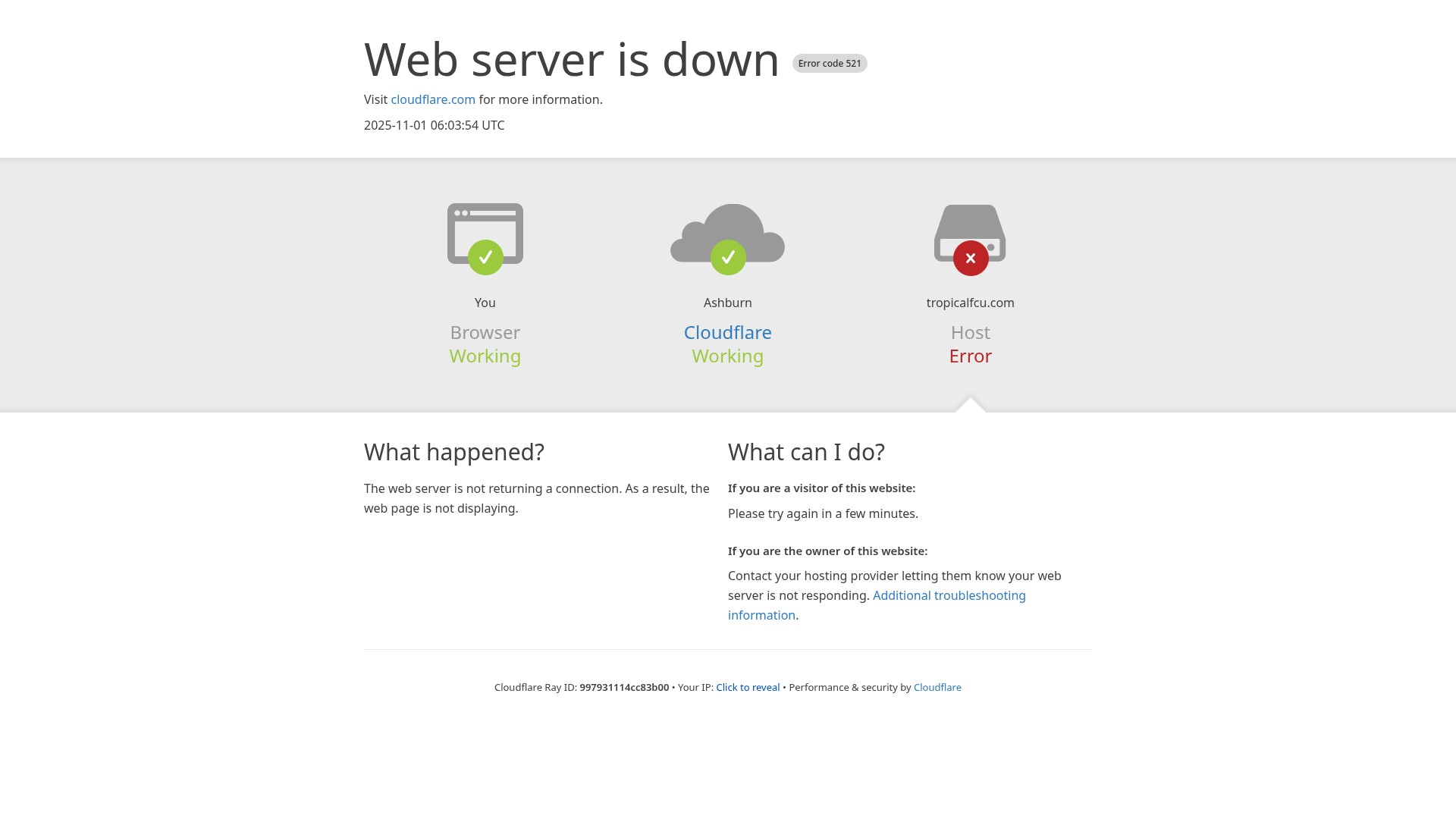 Screenshot of tropicalfcu.com