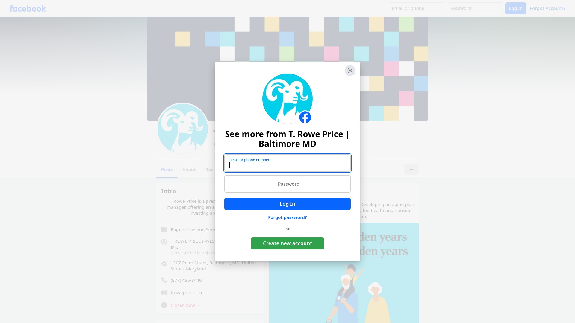 Screenshot of troweprice.com