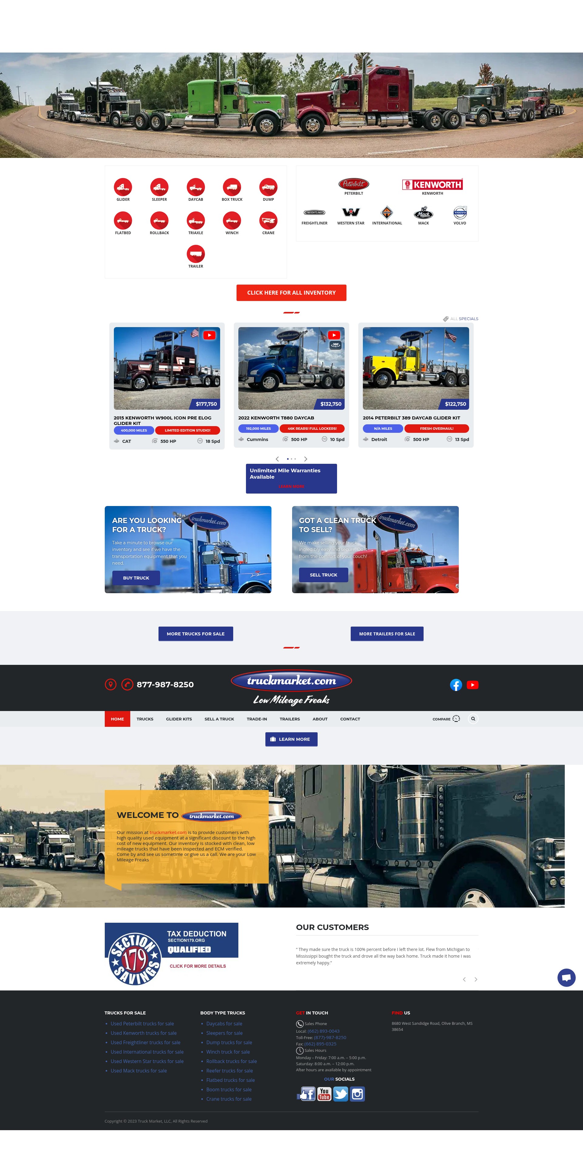 Screenshot of truckmarket.com