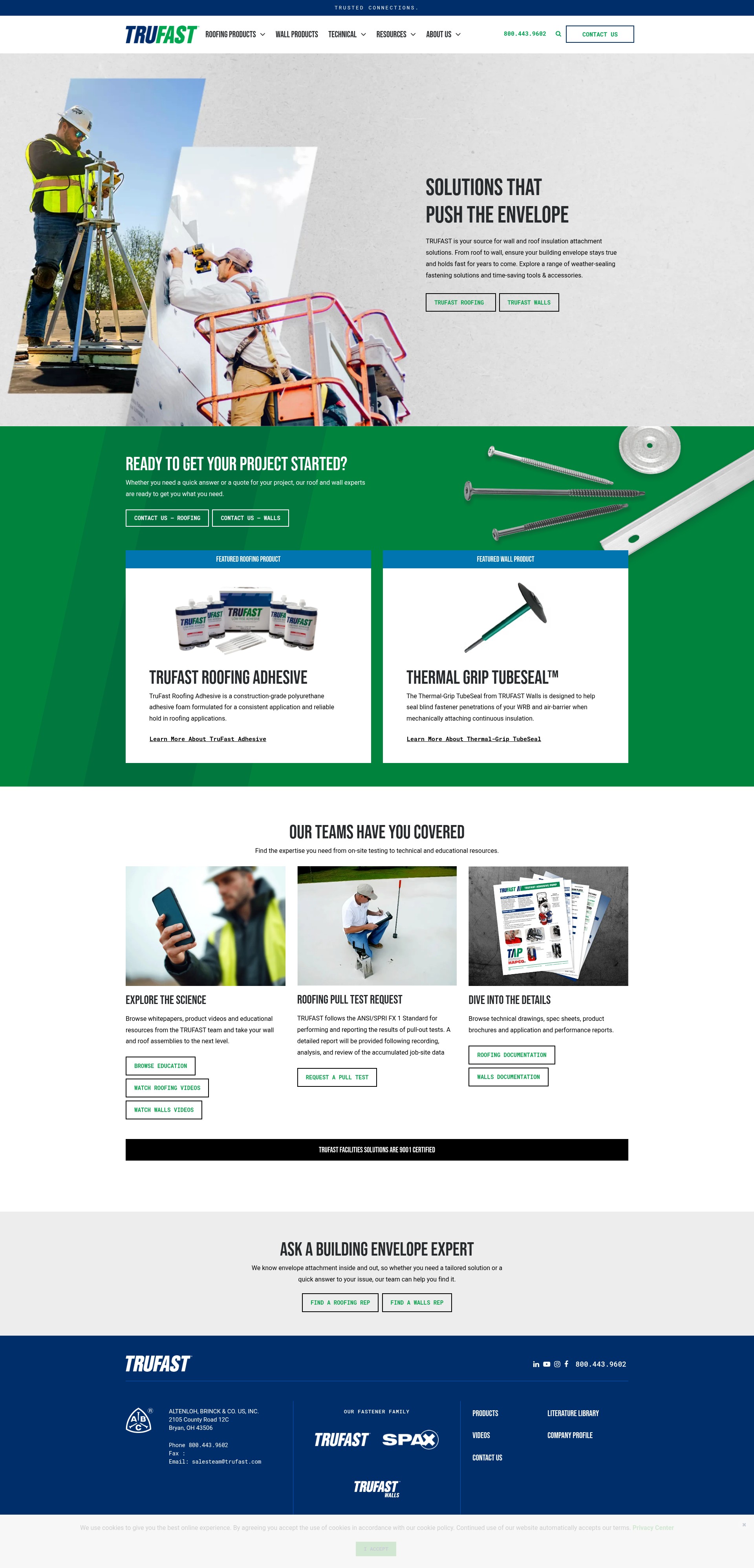 Screenshot of trufast.com