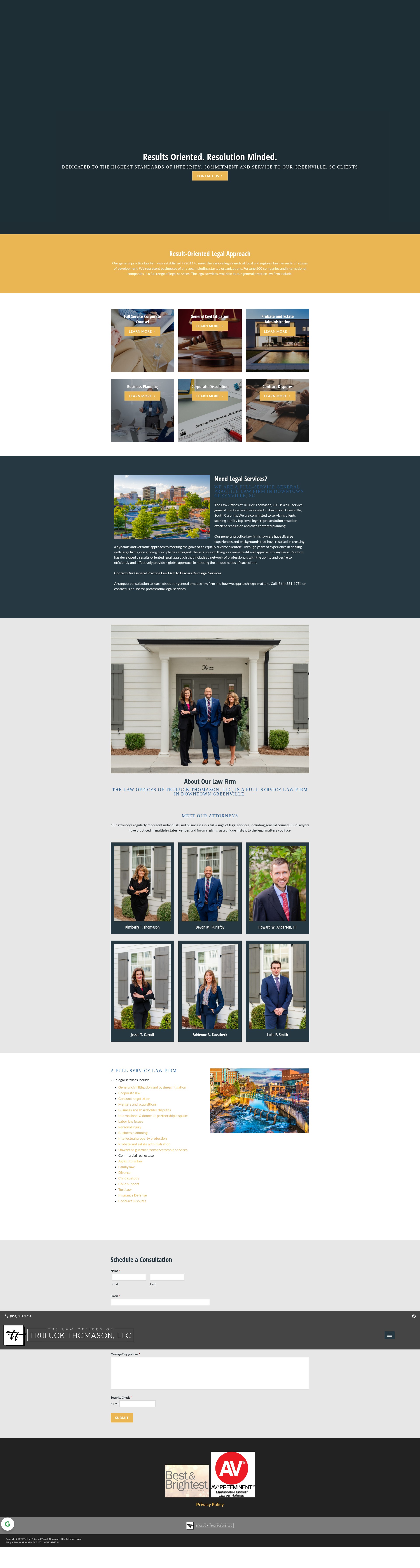 Screenshot of truluckthomason.com