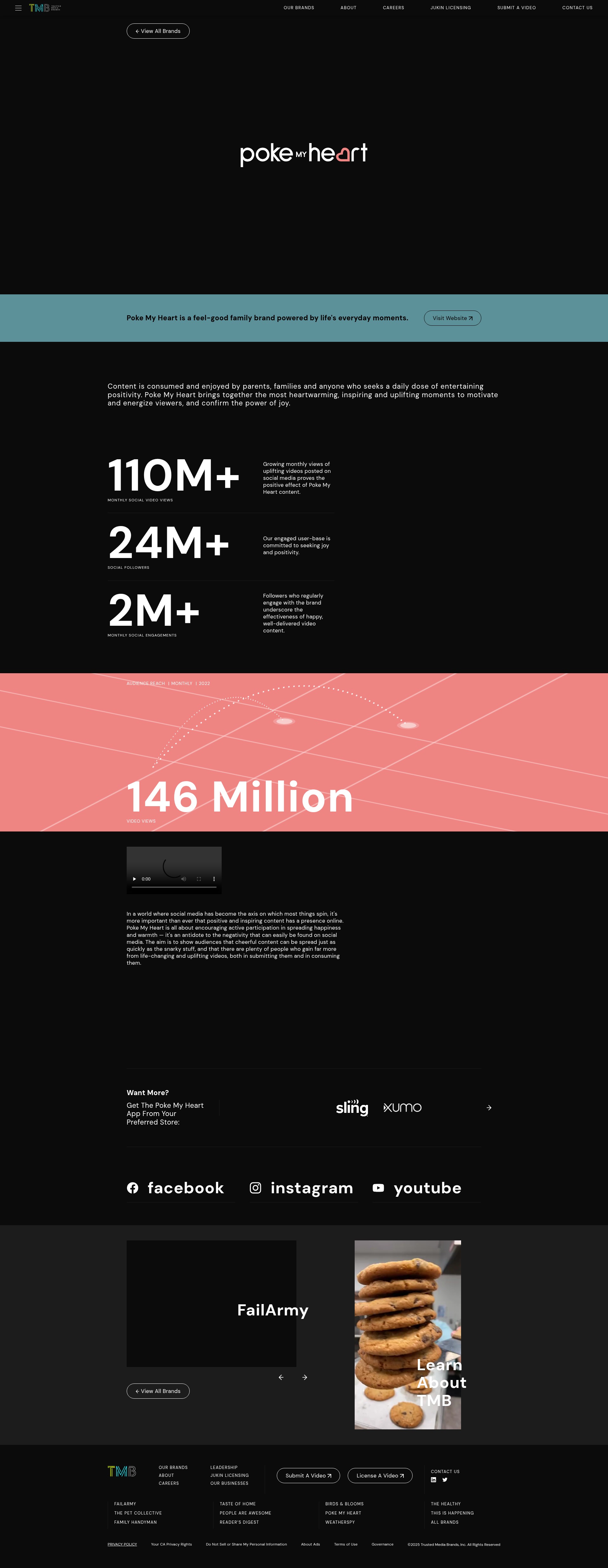 Screenshot of trustedmediabrands.com