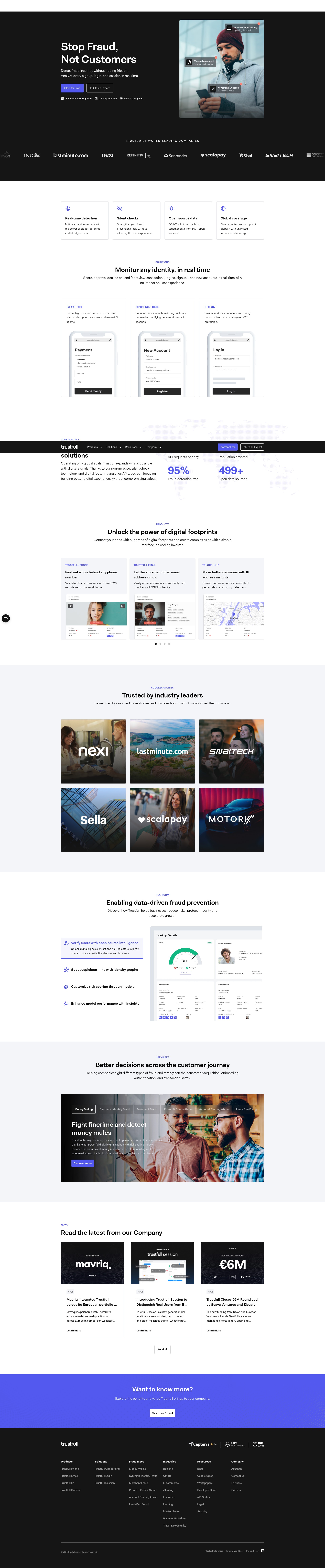 Screenshot of trustfull.com