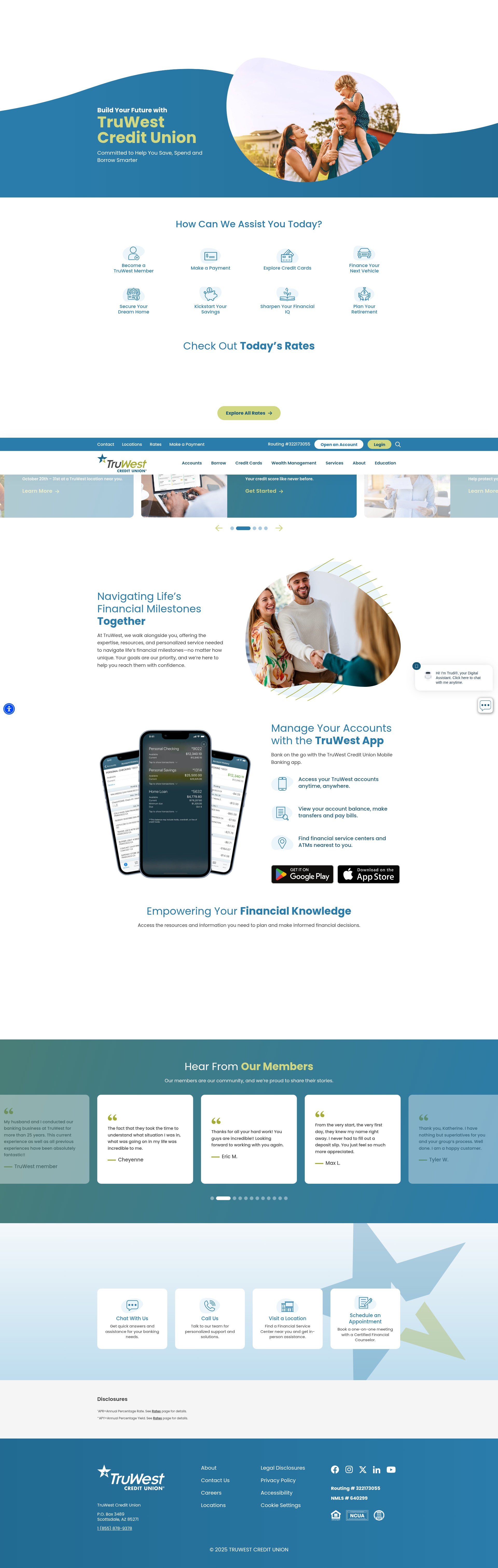 Screenshot of truwest.org
