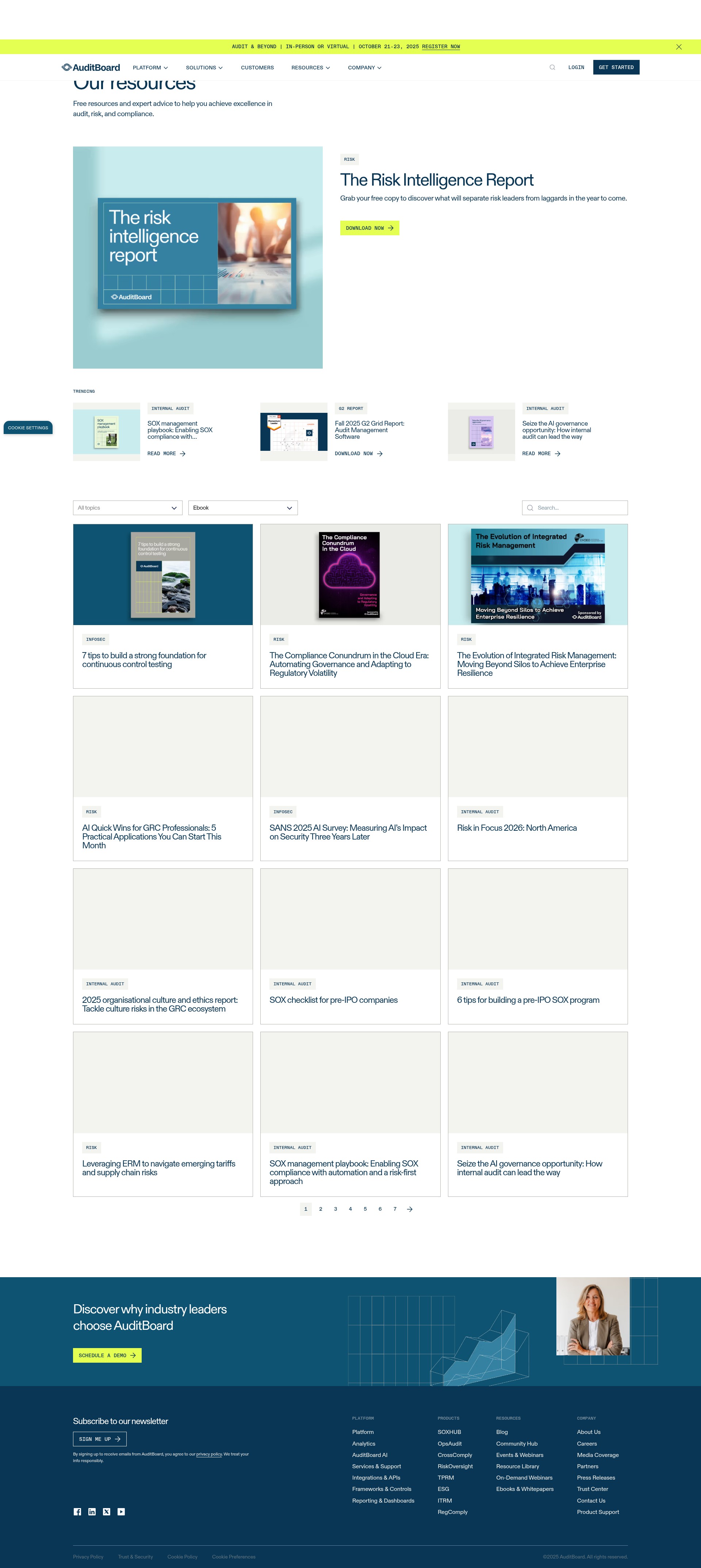 Screenshot of try.auditboard.com