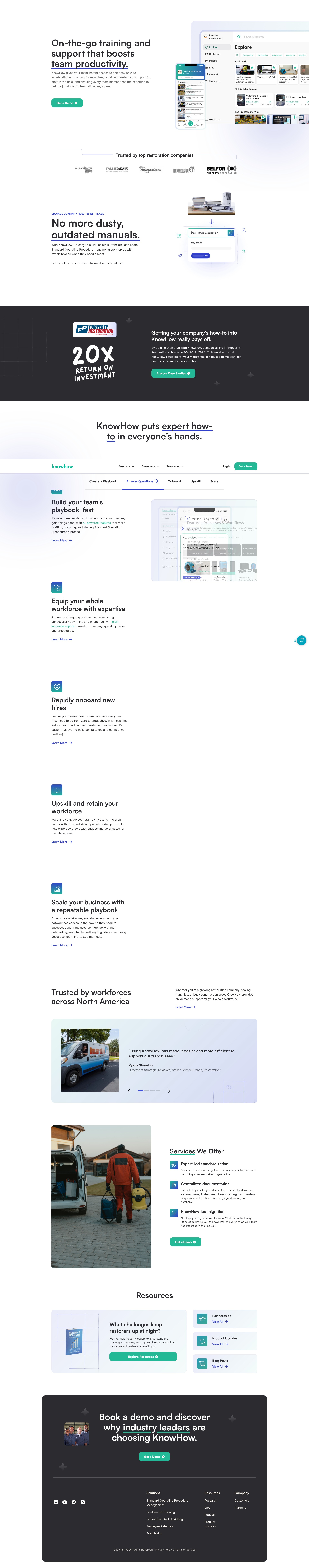 Screenshot of tryknowhow.com
