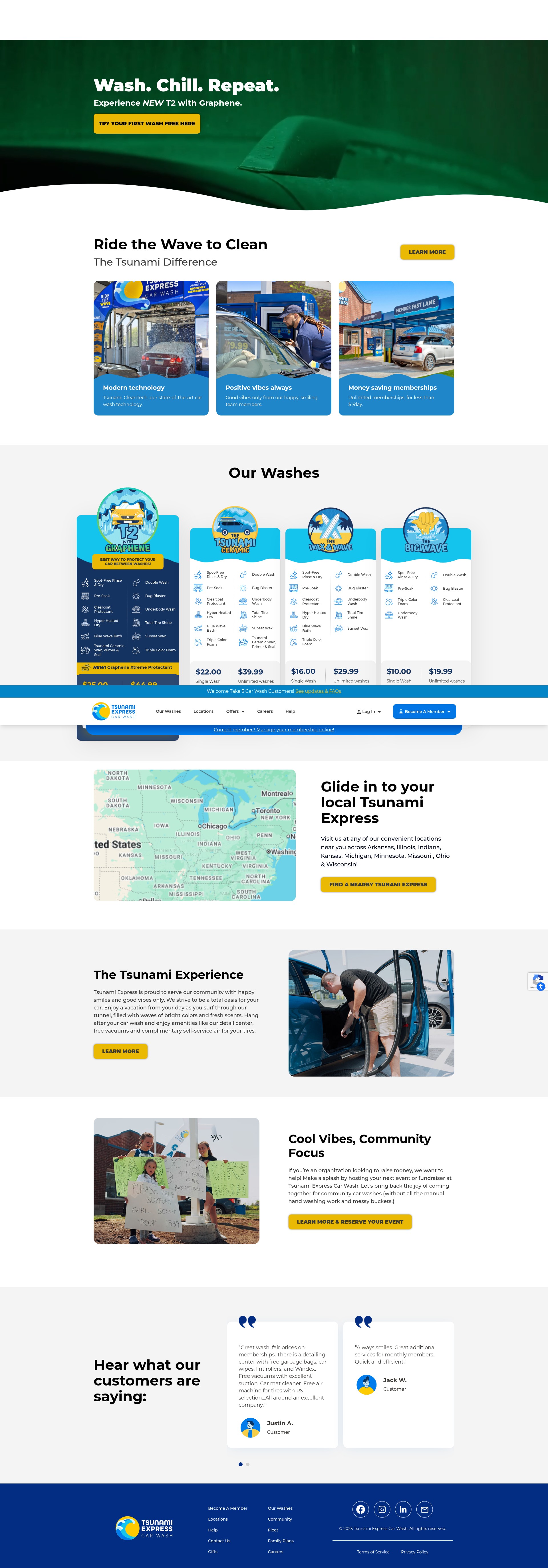 Screenshot of tsunamiexpress.com
