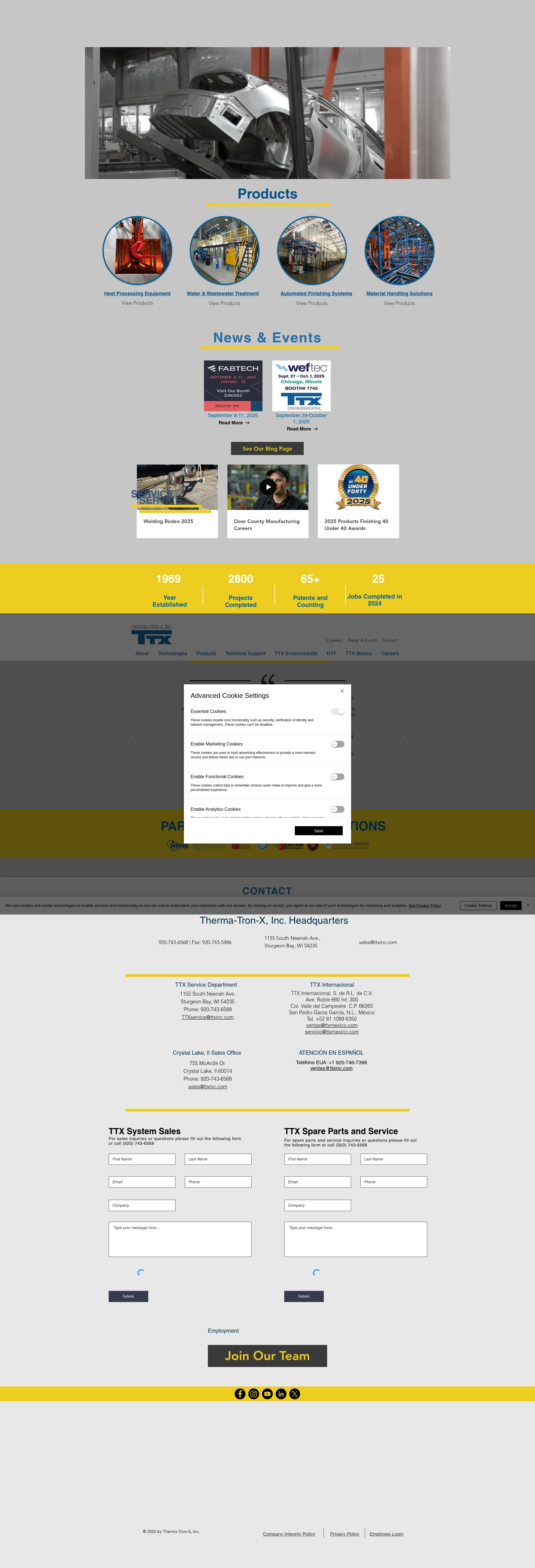 Screenshot of ttxinc.com