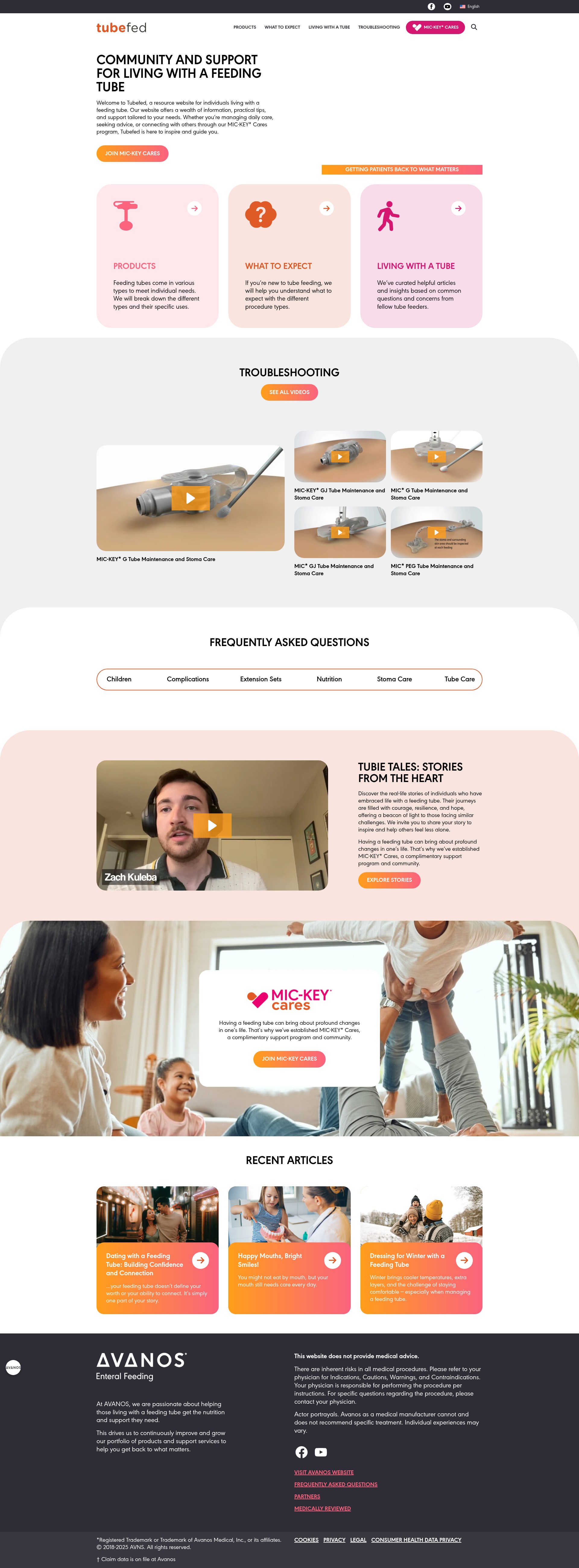 Screenshot of tubefed.com