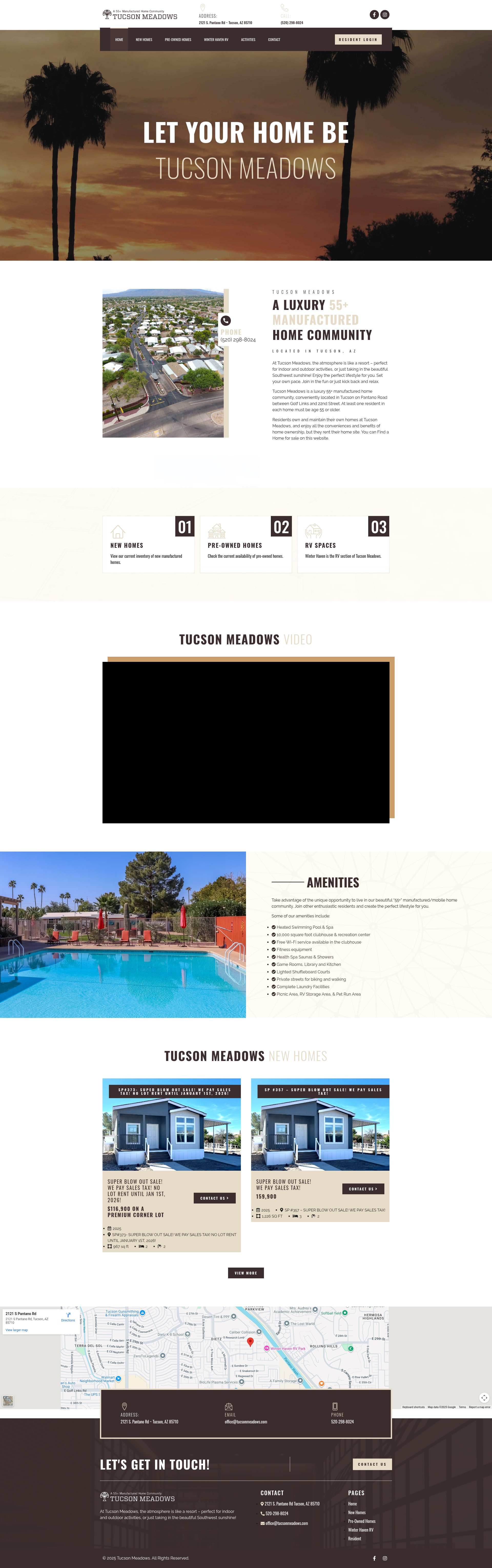 Screenshot of tucsonmeadows.com