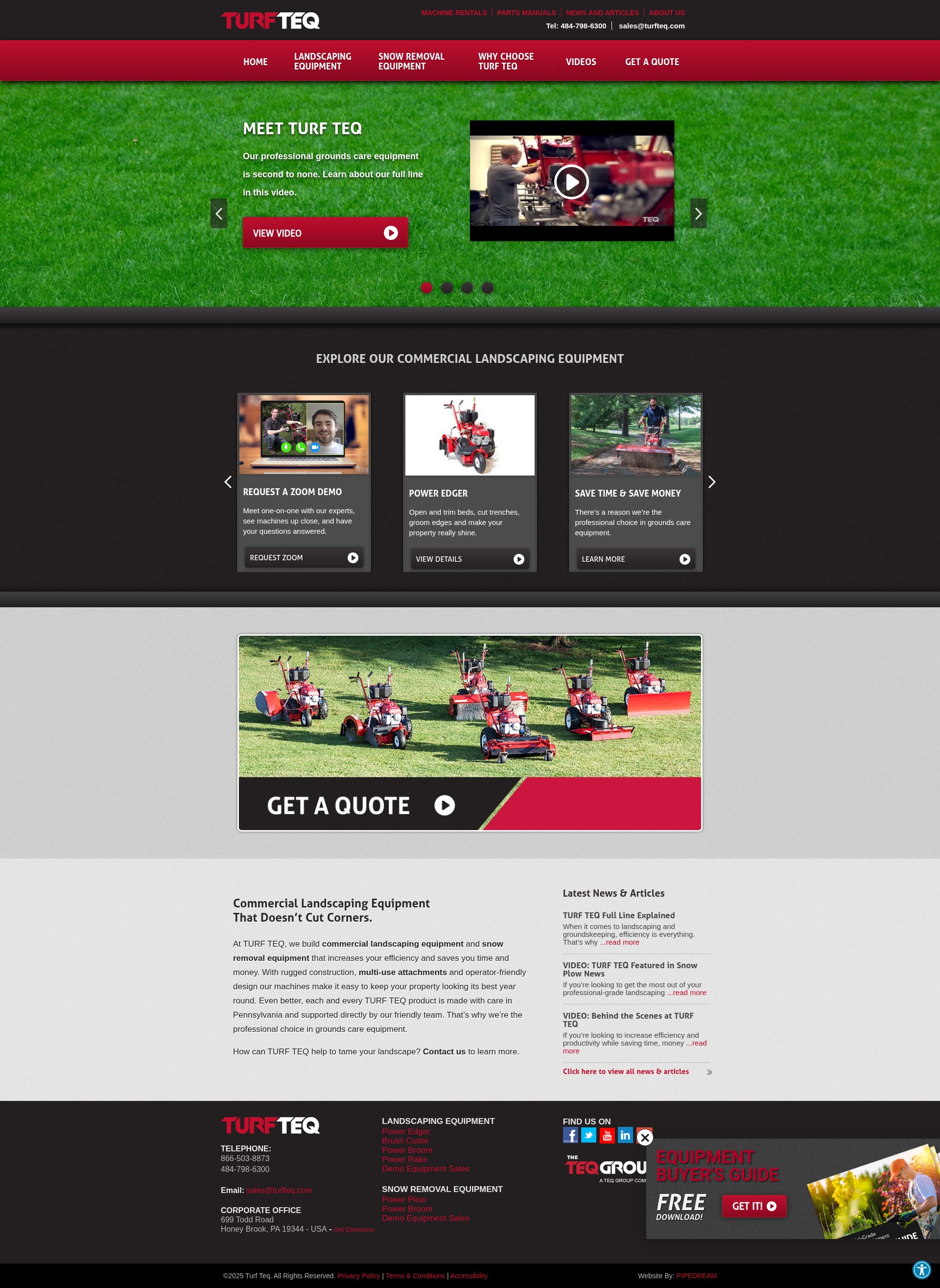 Screenshot of turfteq.com