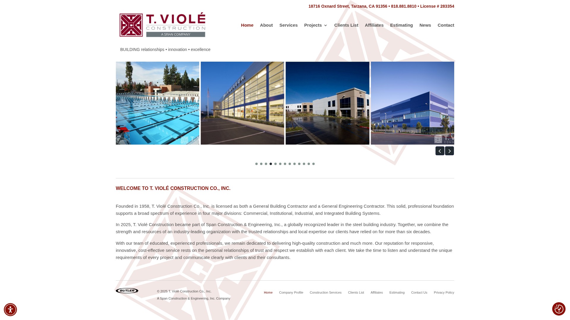 Screenshot of tviole.com