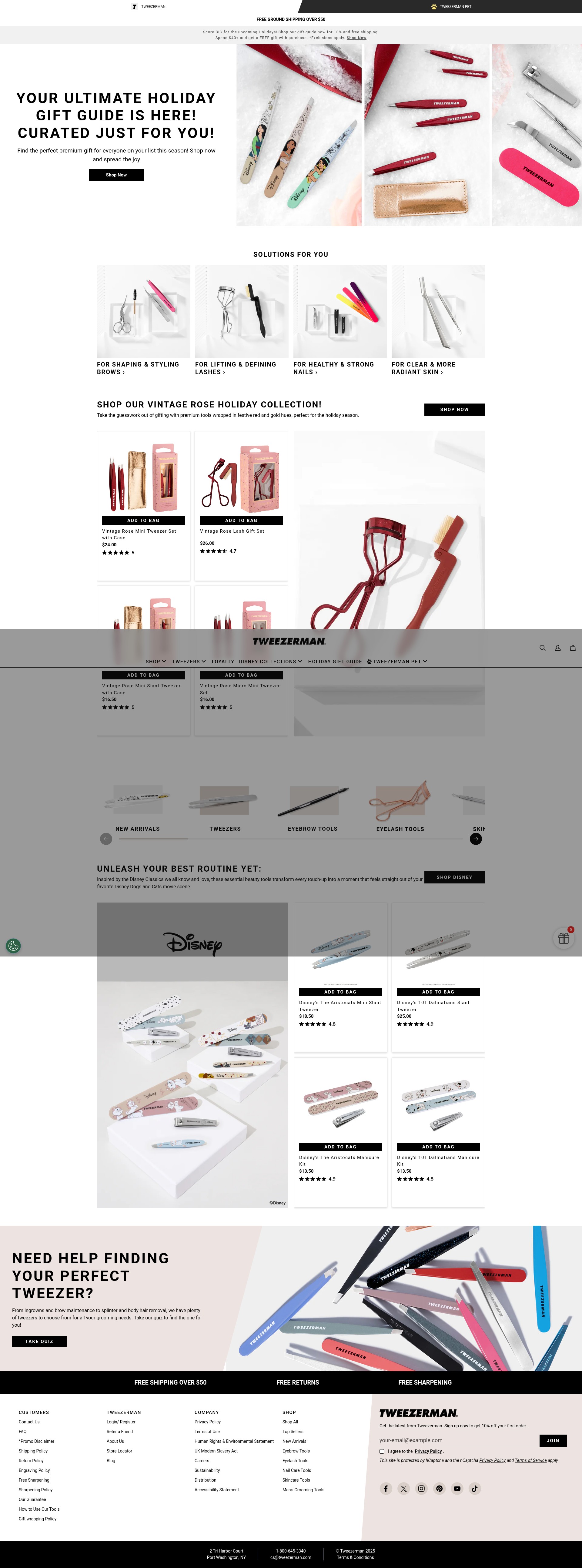 Screenshot of tweezerman.com