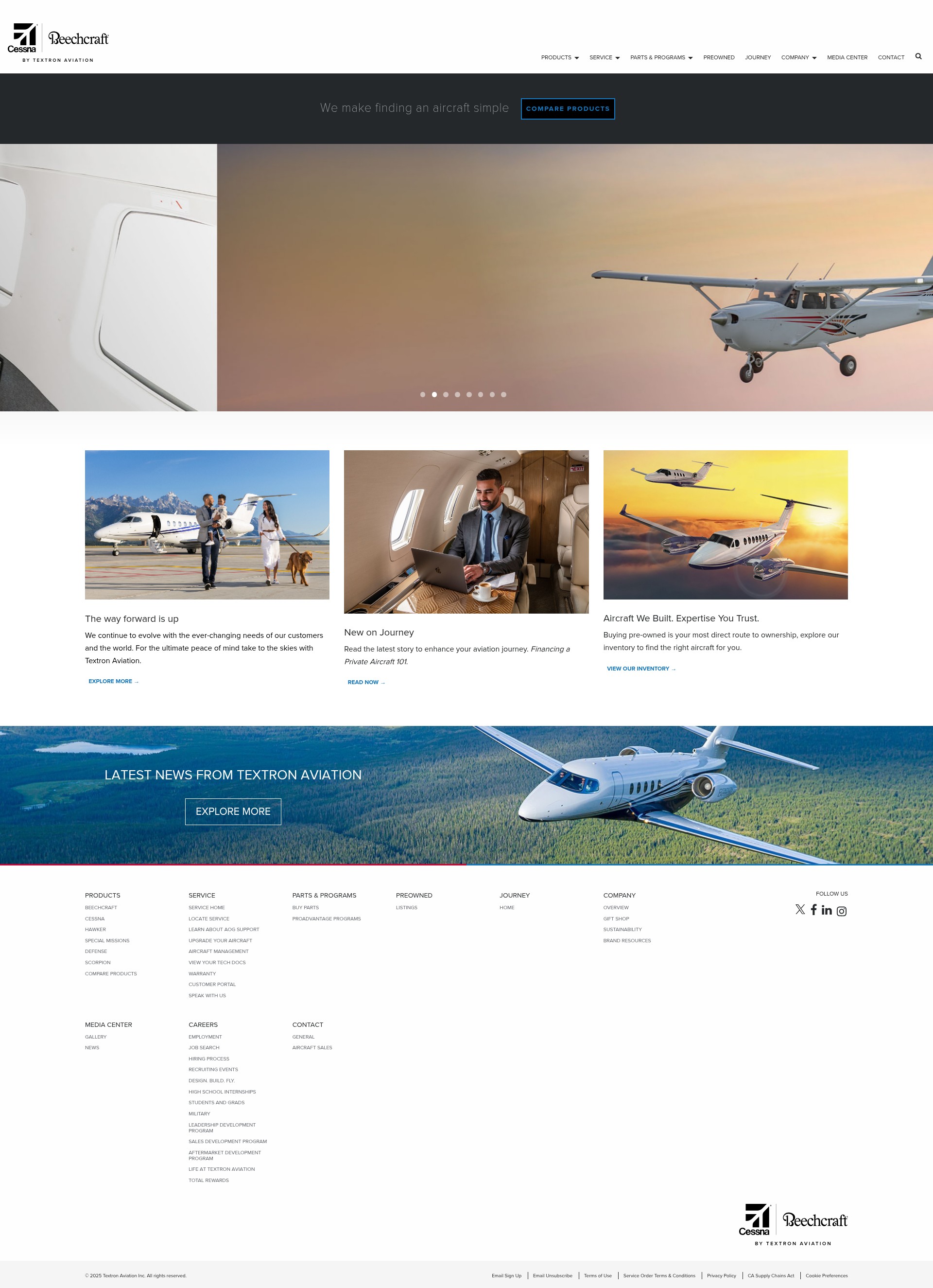 Screenshot of txtav.com