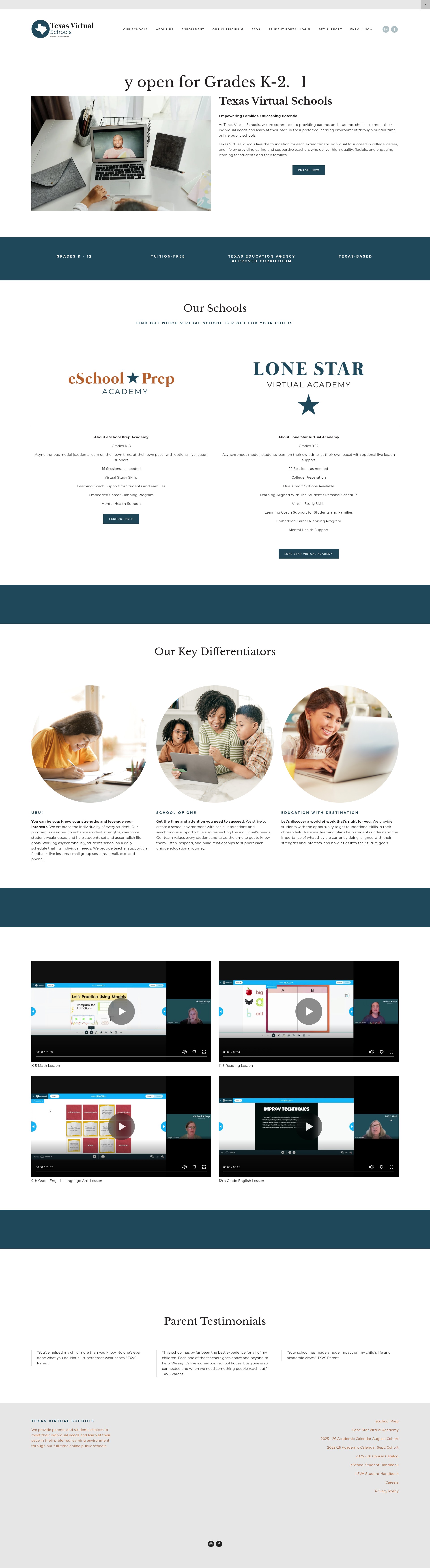 Screenshot of txvs.org