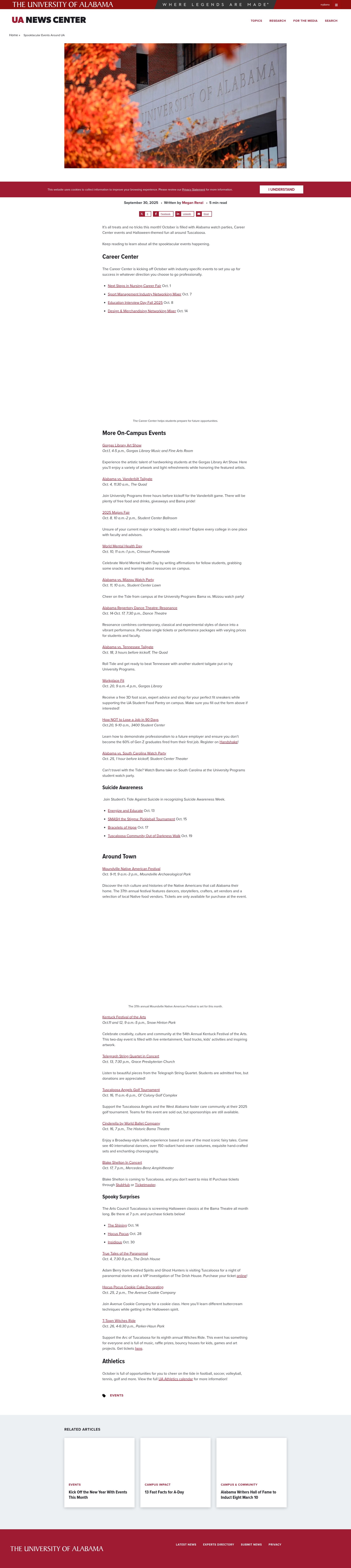 Screenshot of ua.edu
