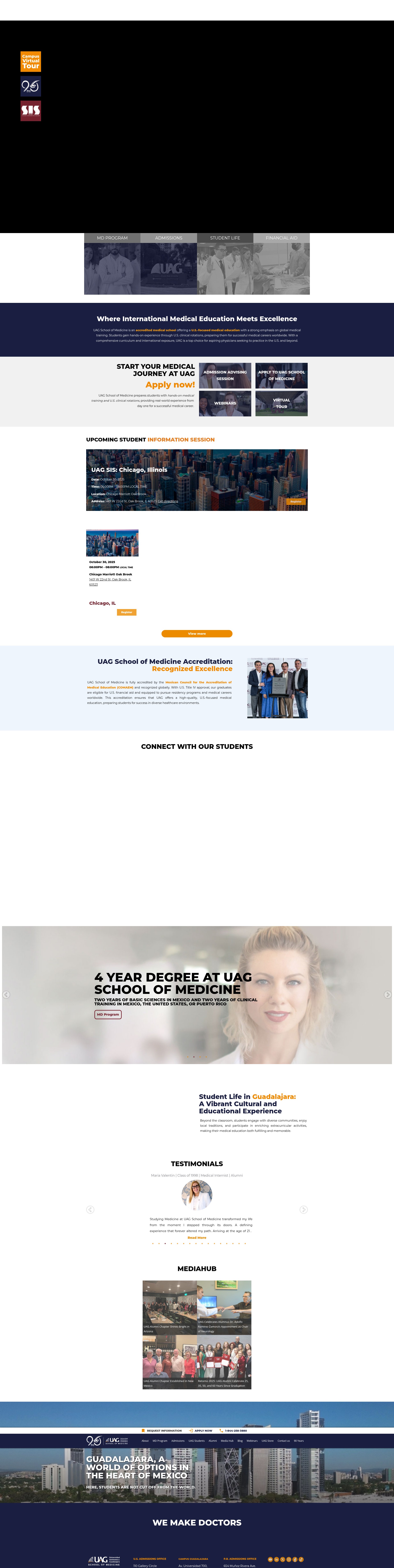 Screenshot of uag.edu