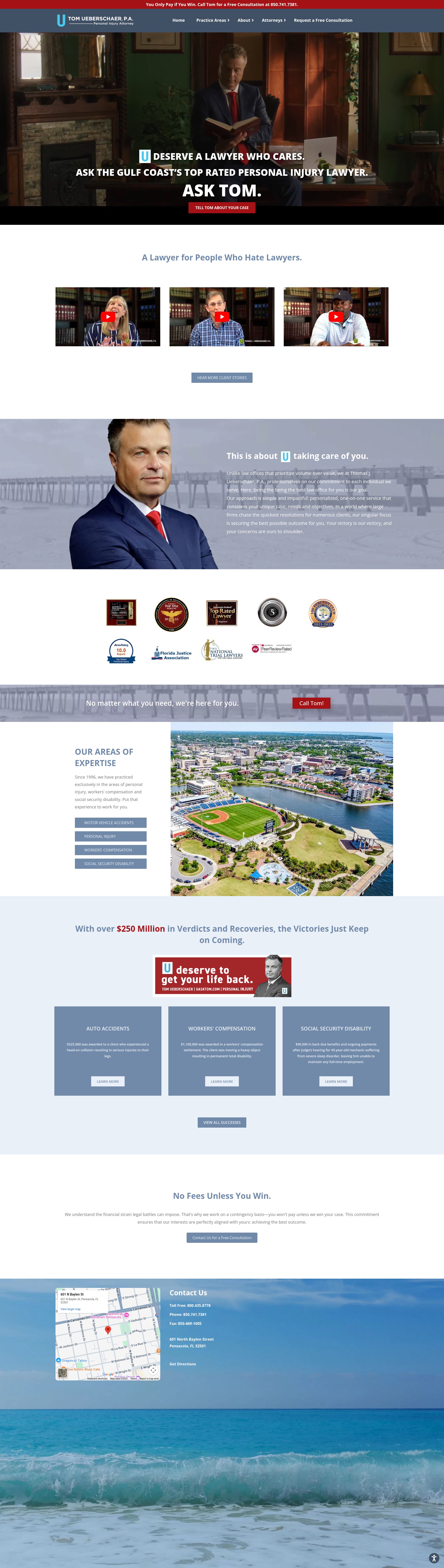 Screenshot of uasktom.com