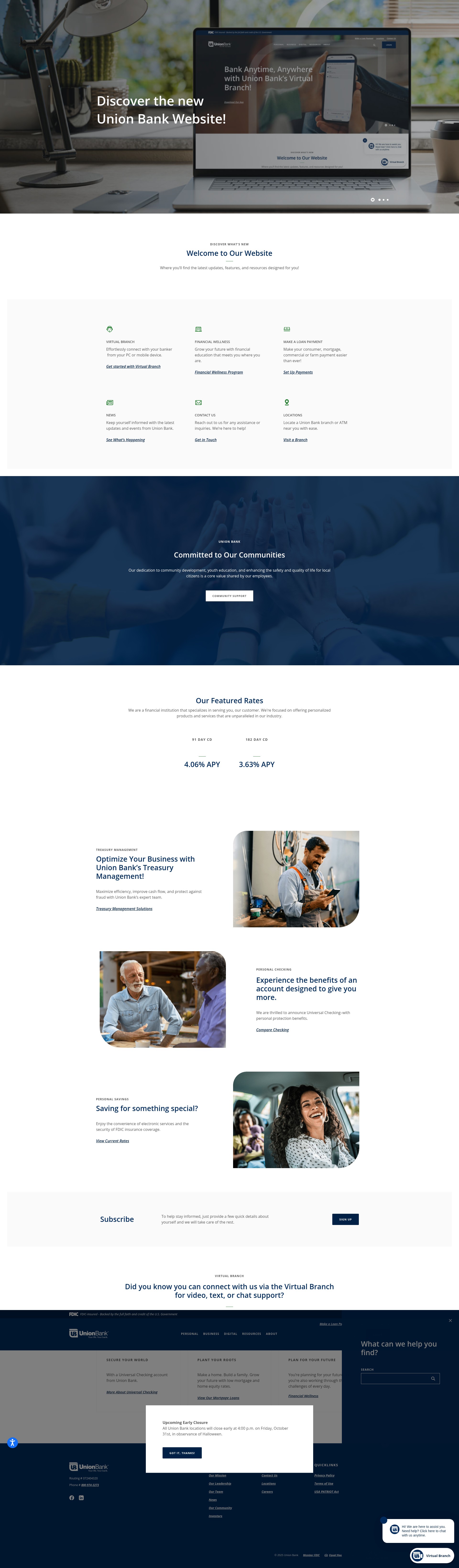 Screenshot of ubmich.com