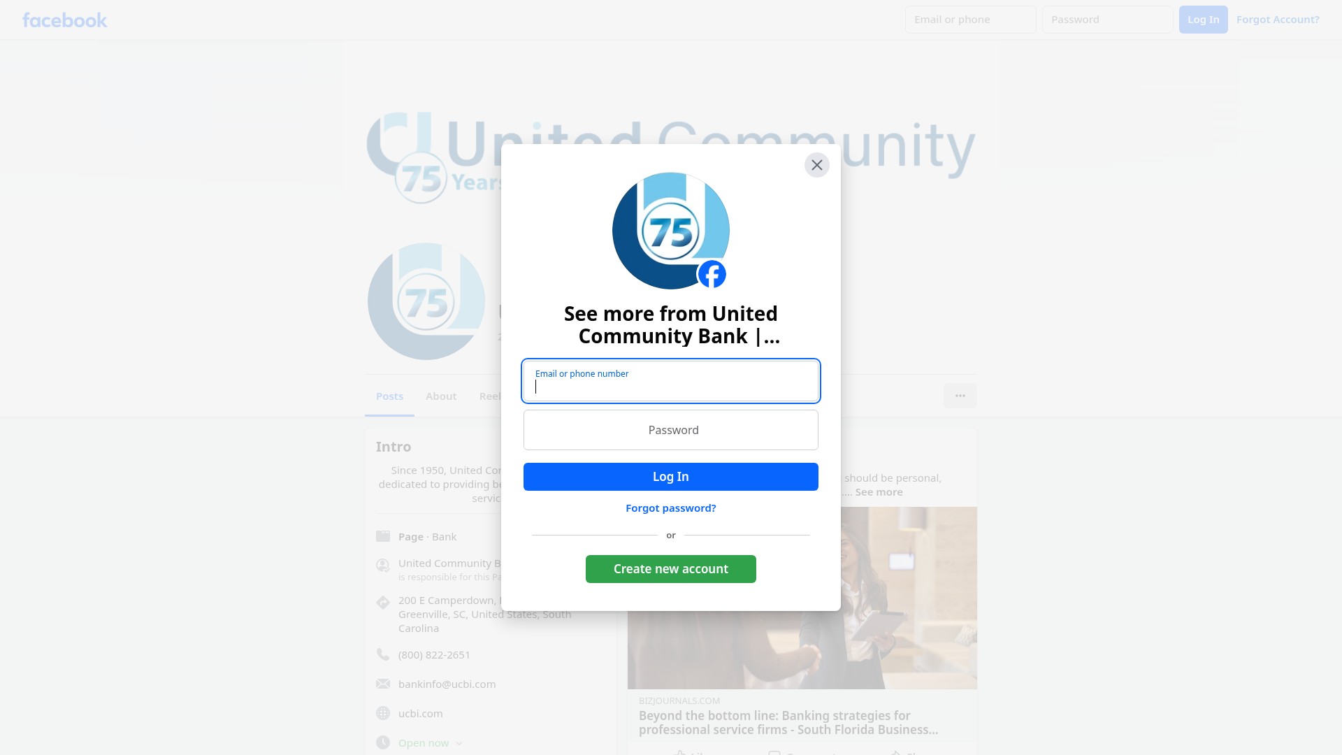 Screenshot of ucbi.com