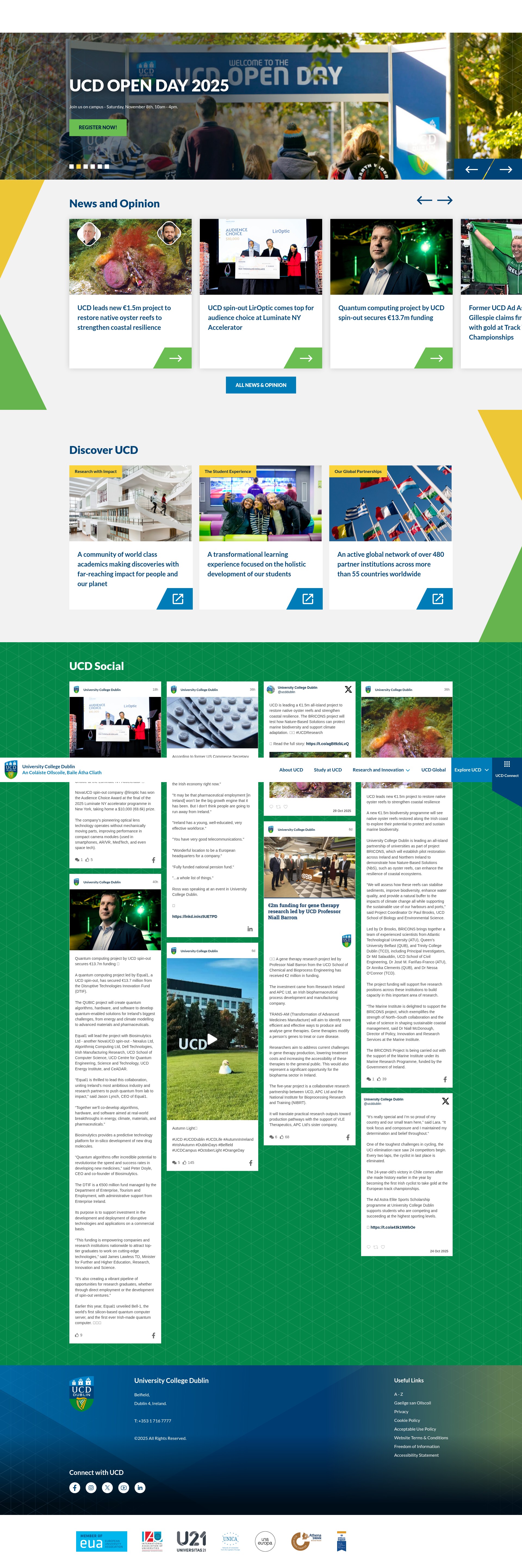 Screenshot of ucd.ie