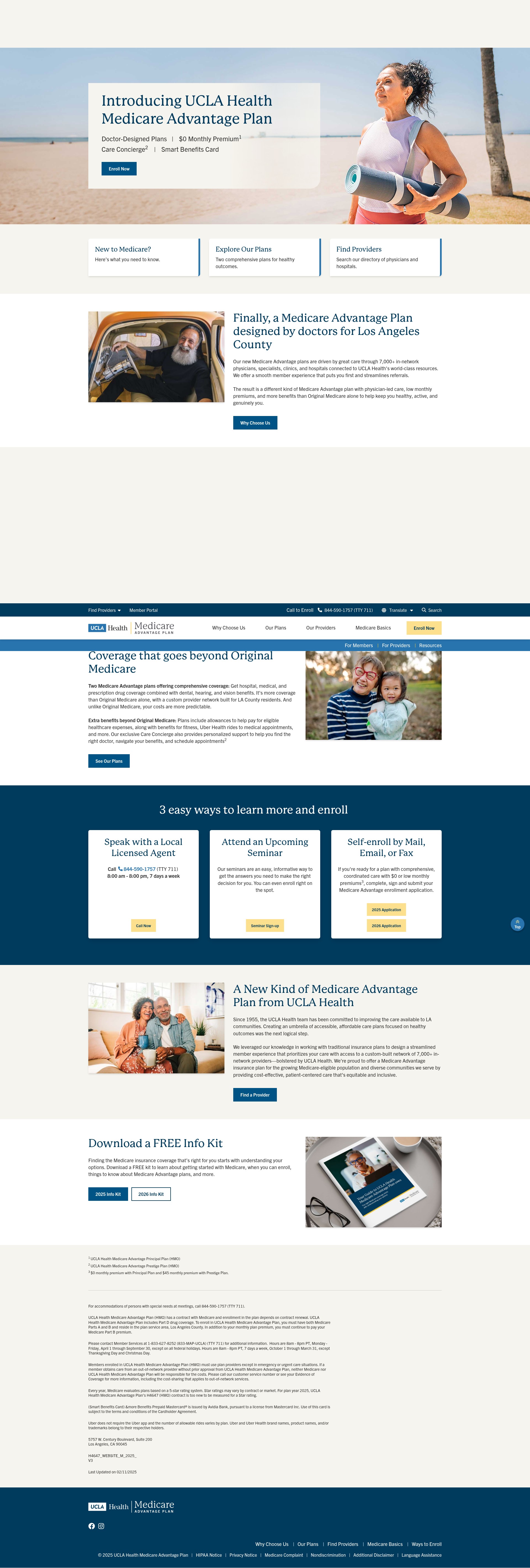 Screenshot of uclahealthmedicareadvantage.org