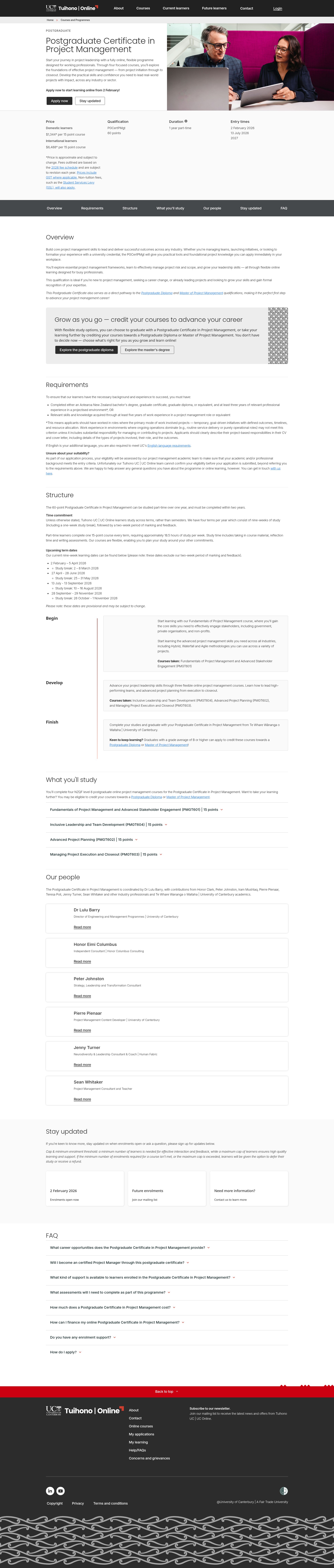 Screenshot of uconline.ac.nz