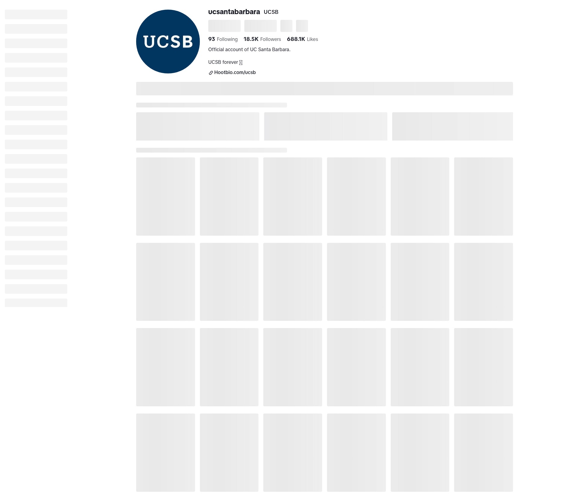 Screenshot of ucsb.edu
