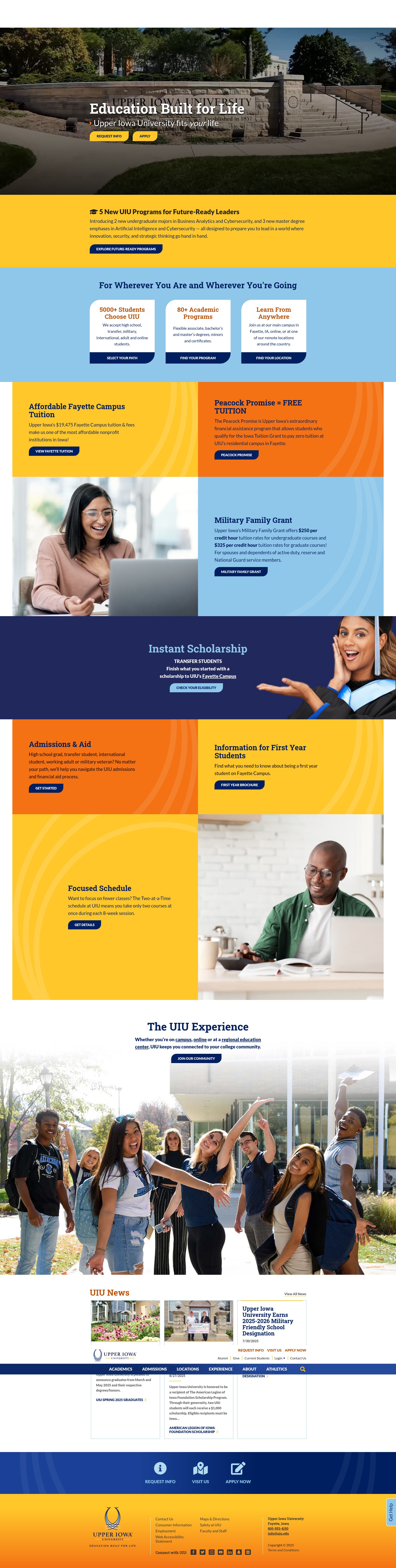 Screenshot of uiu.edu