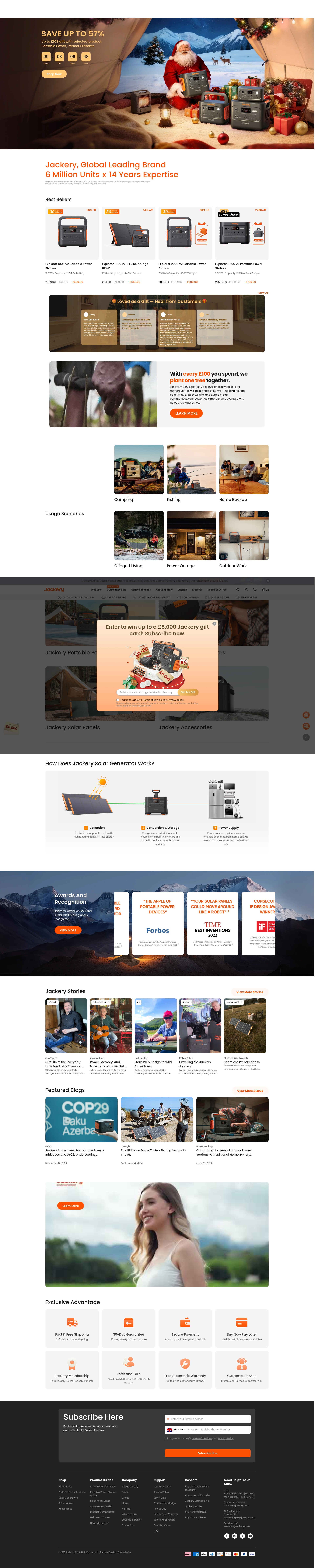 Screenshot of uk.jackery.com