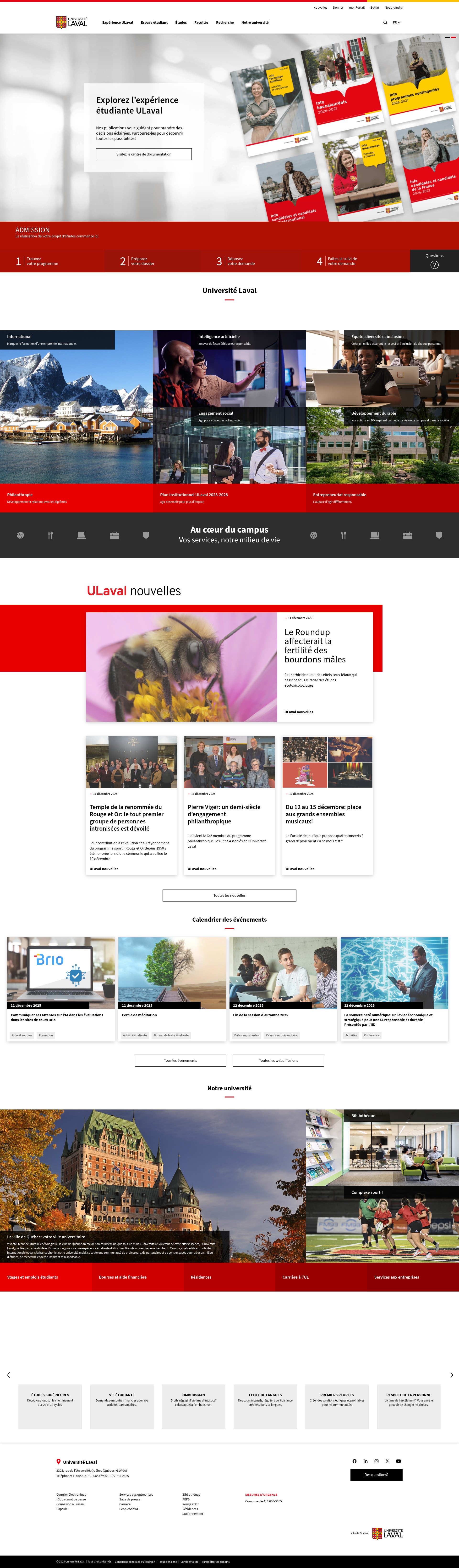 Screenshot of ulaval.ca